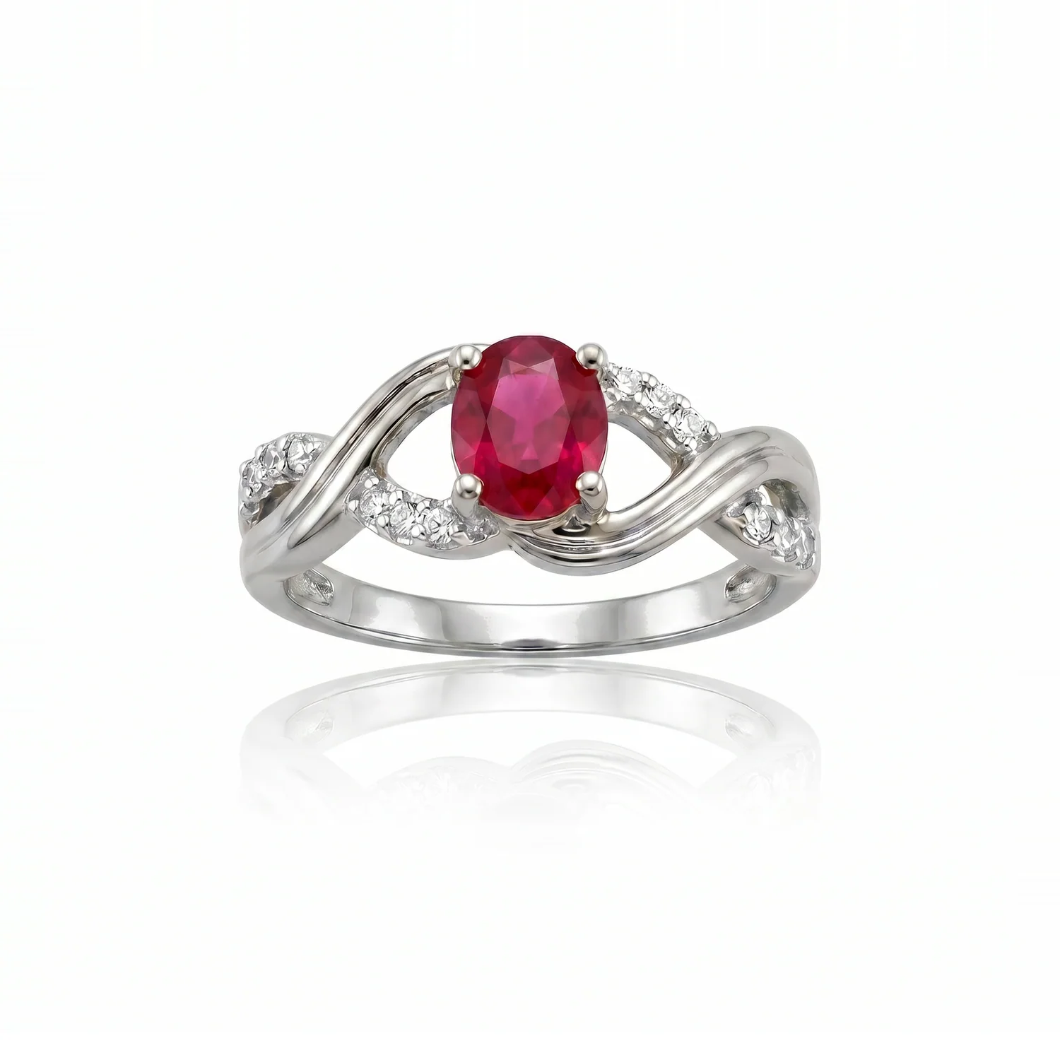 Aurelie Infinity Twist Ring