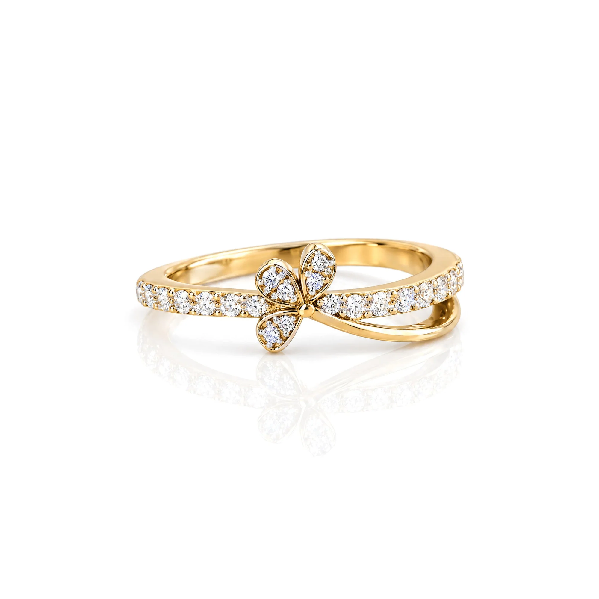 Belle Bow Ring, view 1 — House of Mina