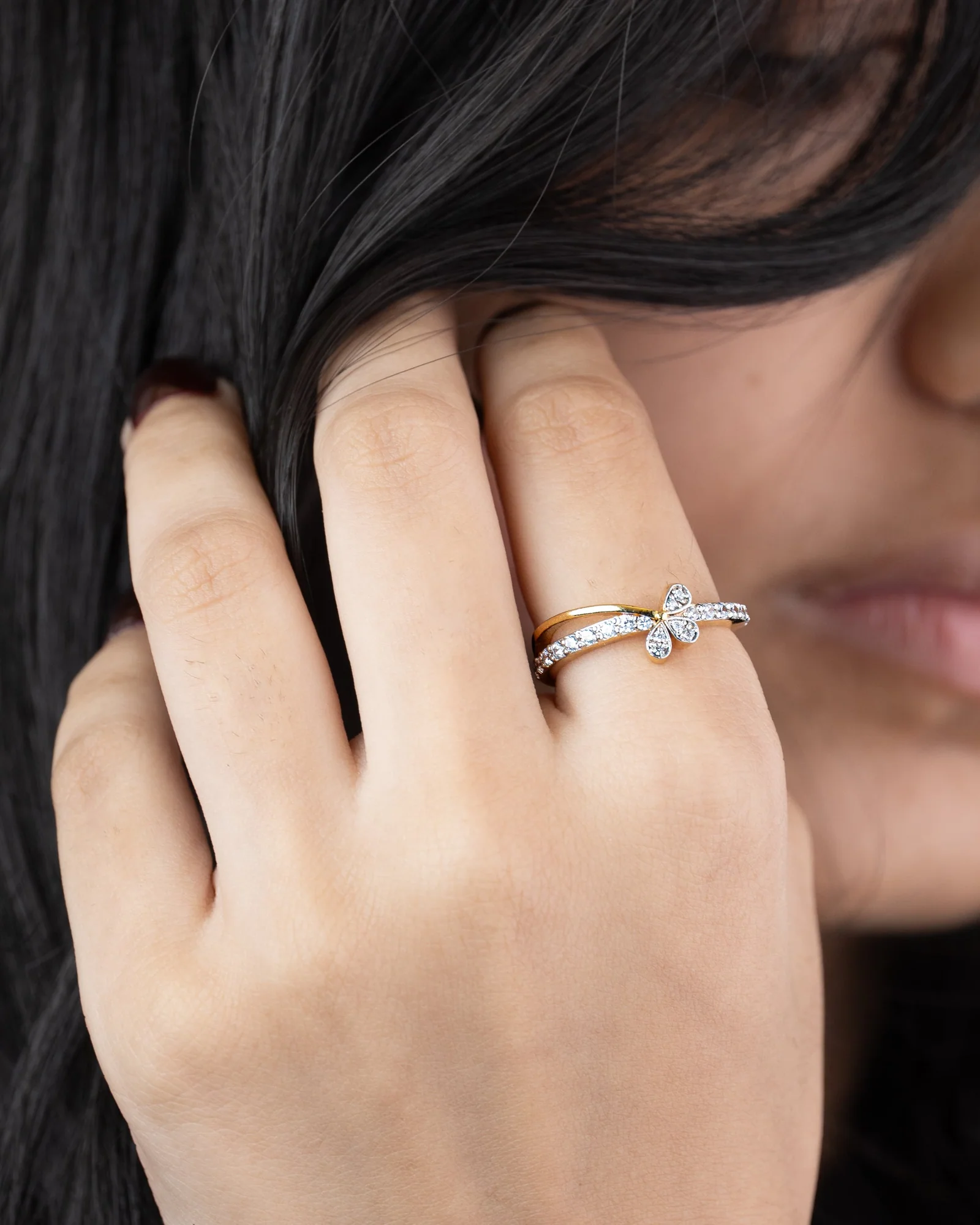 Belle Bow Ring, view 3 — House of Mina