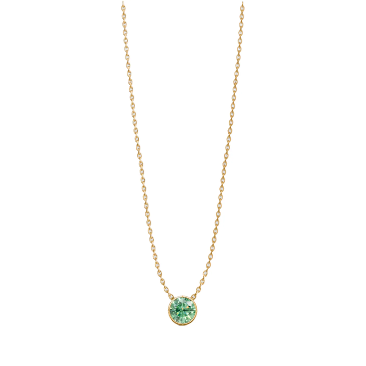 Birthstone Bezel Pendant, view 10 — House of Mina