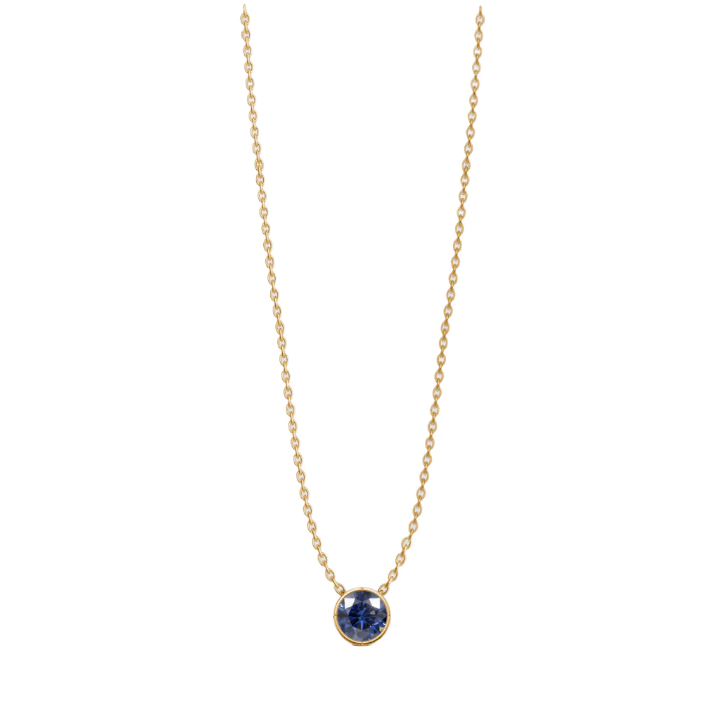 Birthstone Bezel Pendant, view 11 — House of Mina