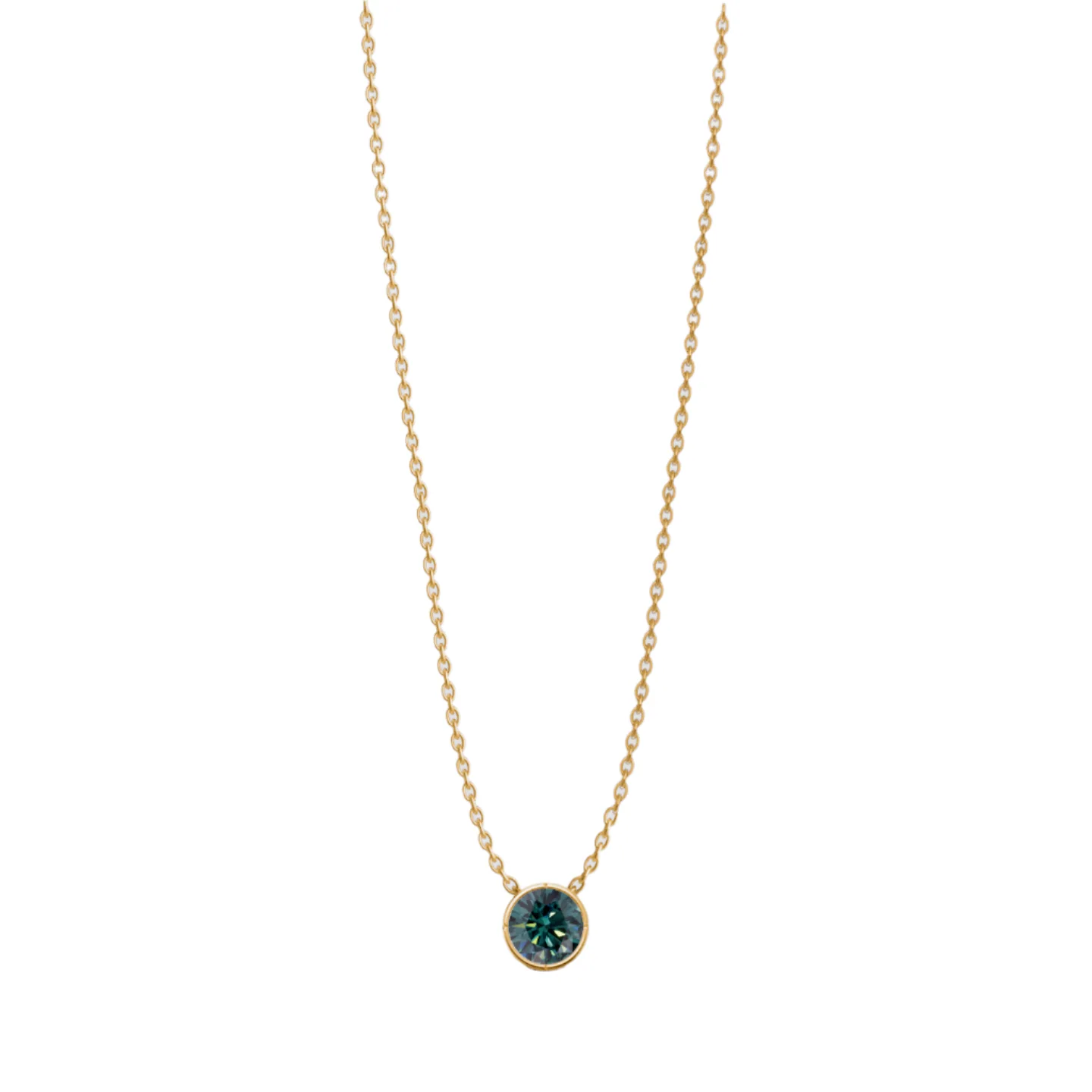 Birthstone Bezel Pendant, view 5 — House of Mina