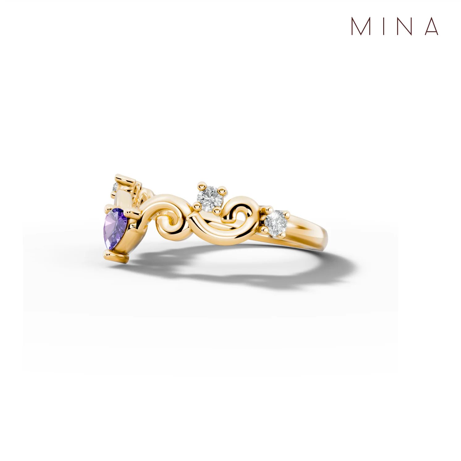 Birthstone Dainty Ring, view 22 — House of Mina