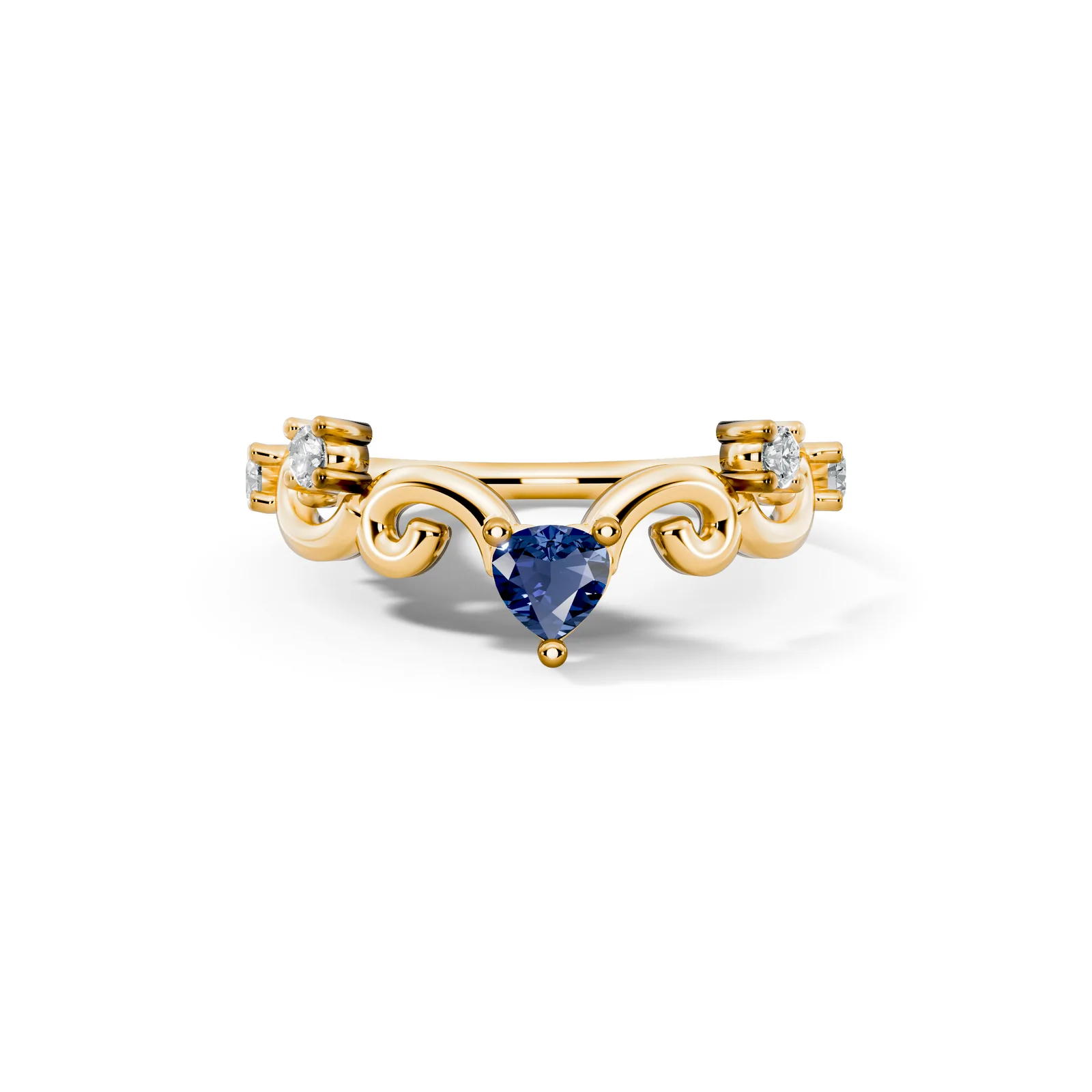 Birthstone Dainty Ring, view 3 — House of Mina