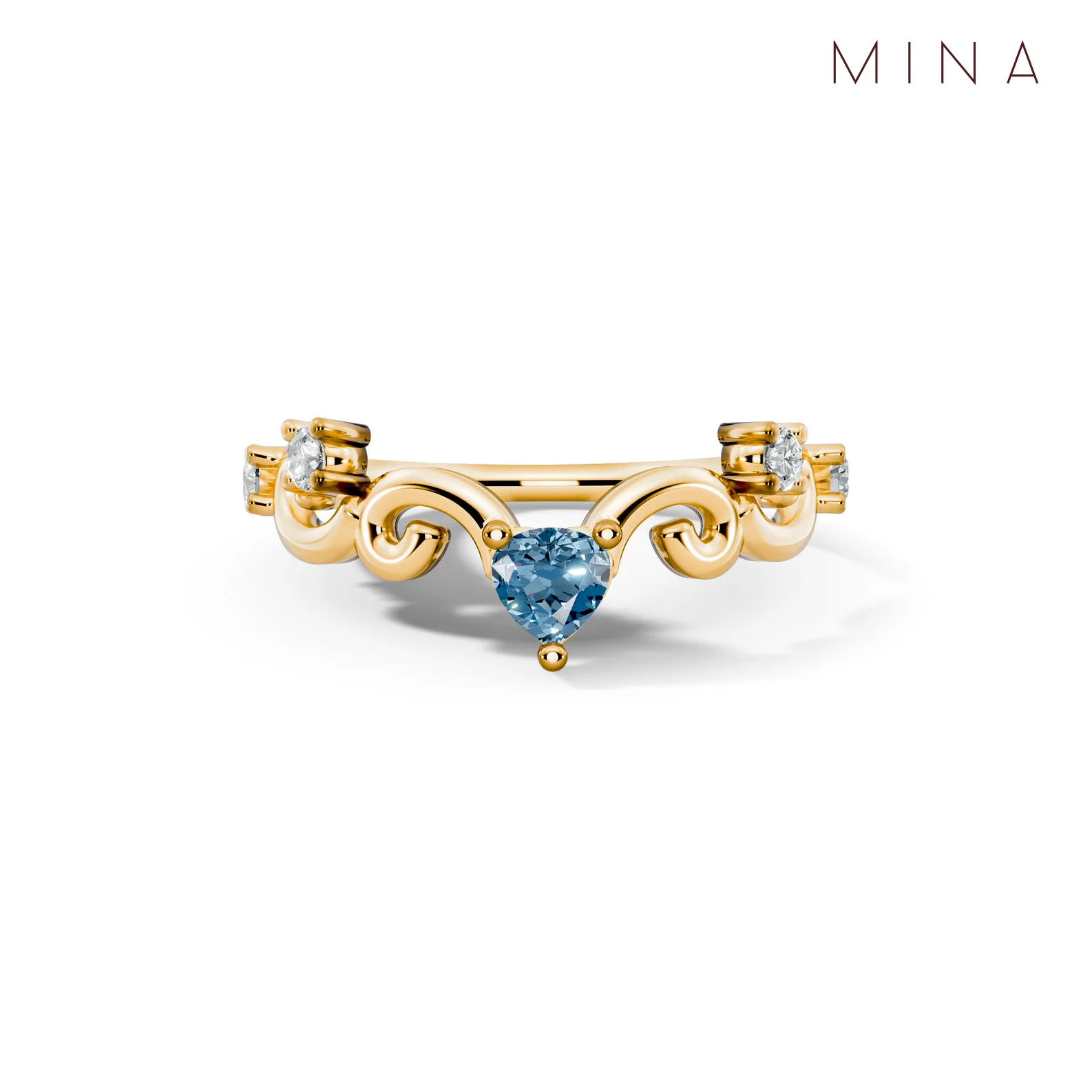 Birthstone Dainty Ring, view 4 — House of Mina