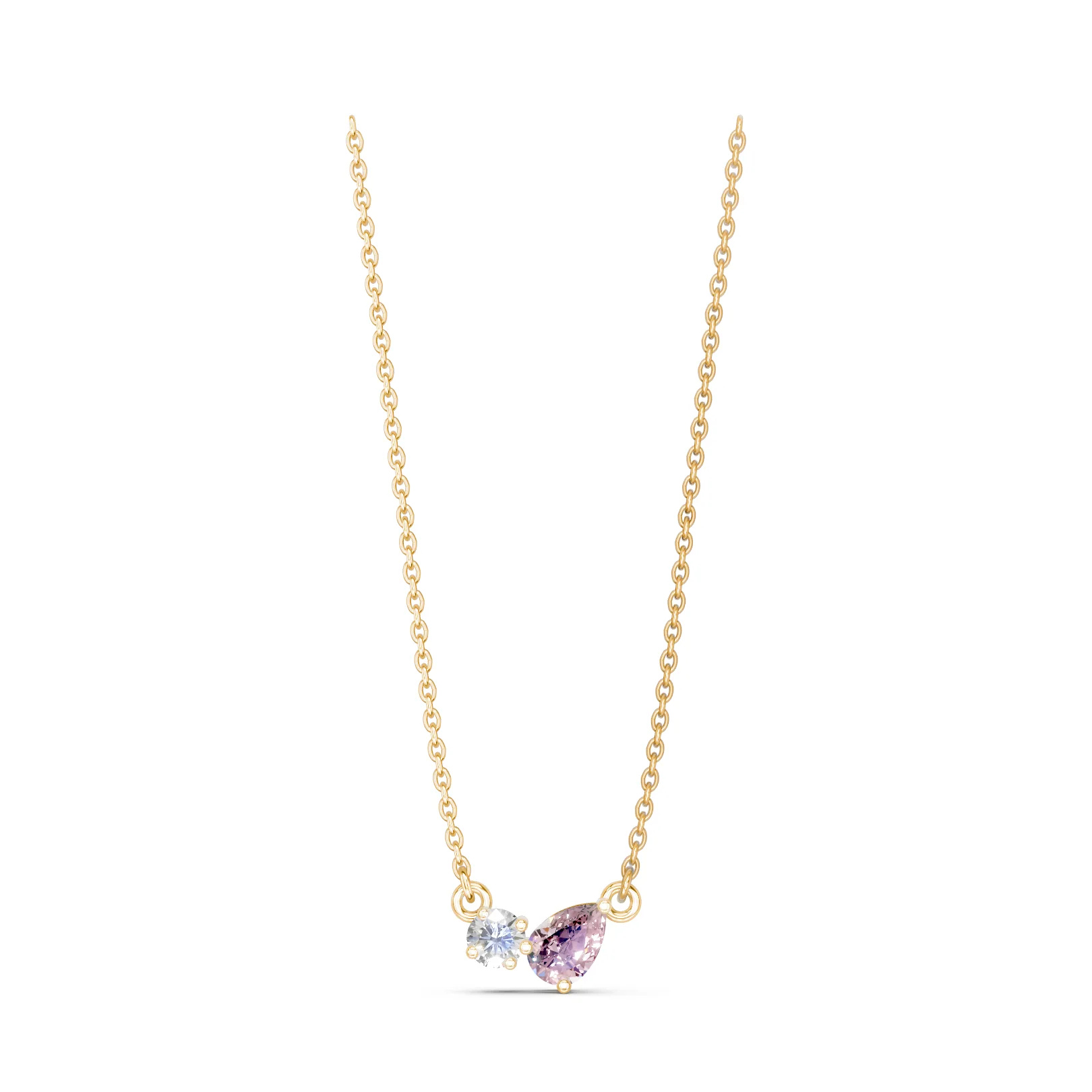 Birthstone Duo Pendant, view 13 — House of Mina