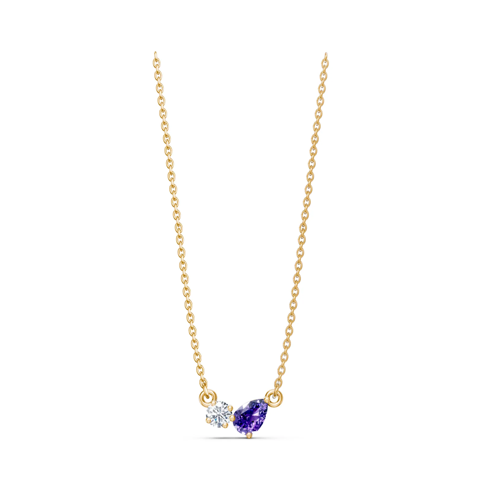 Birthstone Duo Pendant, view 5 — House of Mina