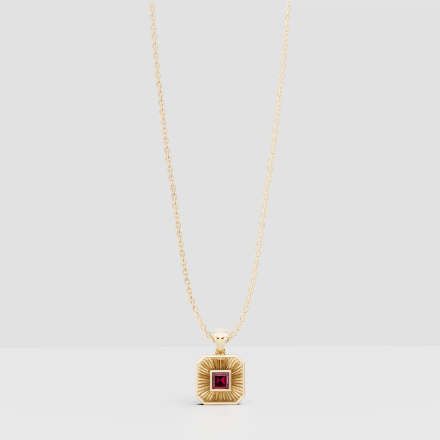Birthstone Ray Pendant, view 10 — House of Mina