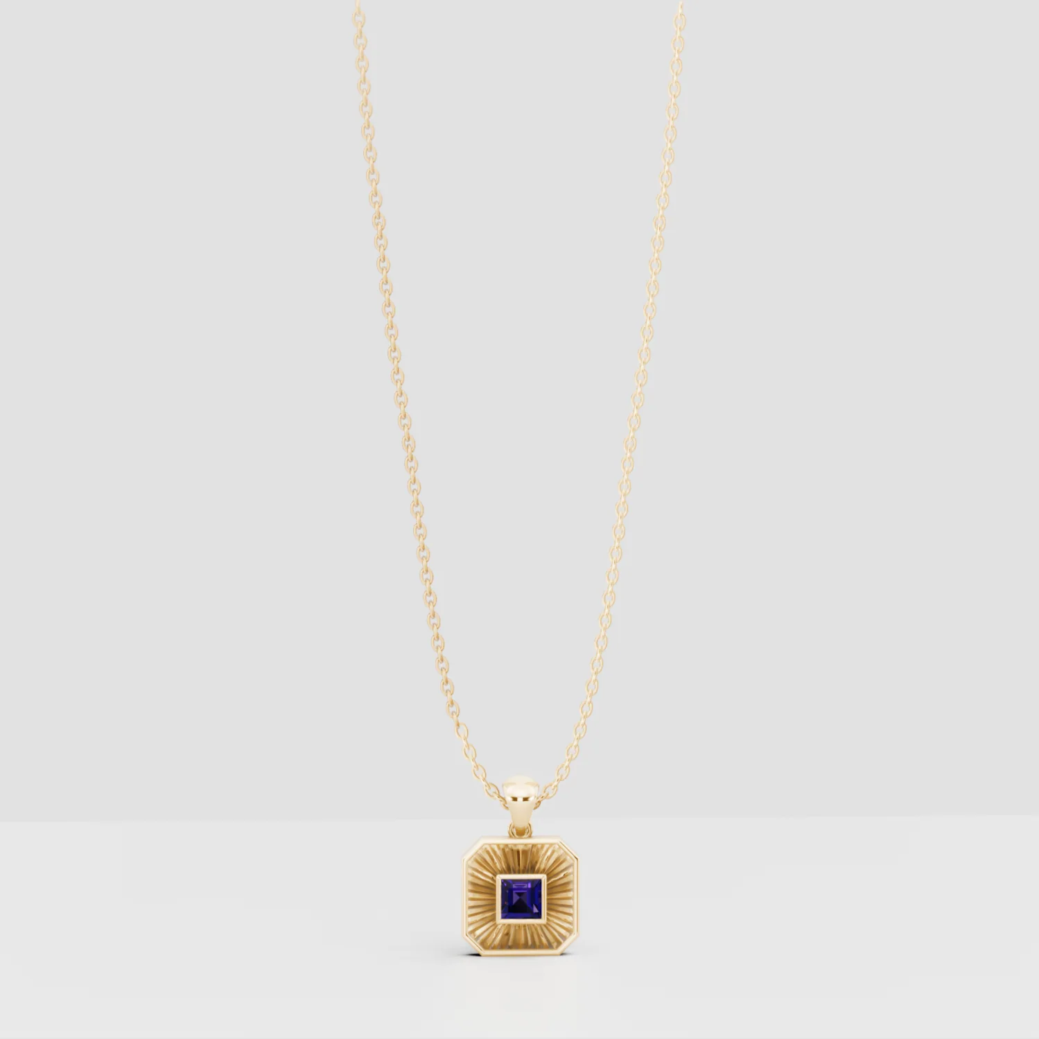 Birthstone Ray Pendant, view 12 — House of Mina