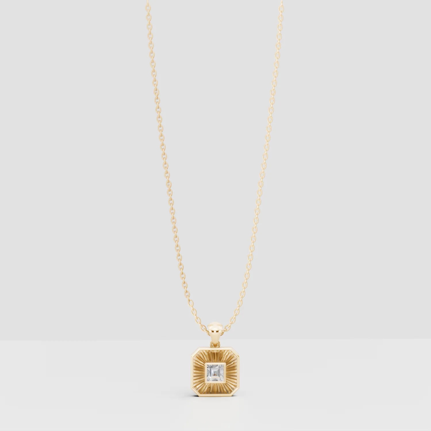 Birthstone Ray Pendant, view 13 — House of Mina