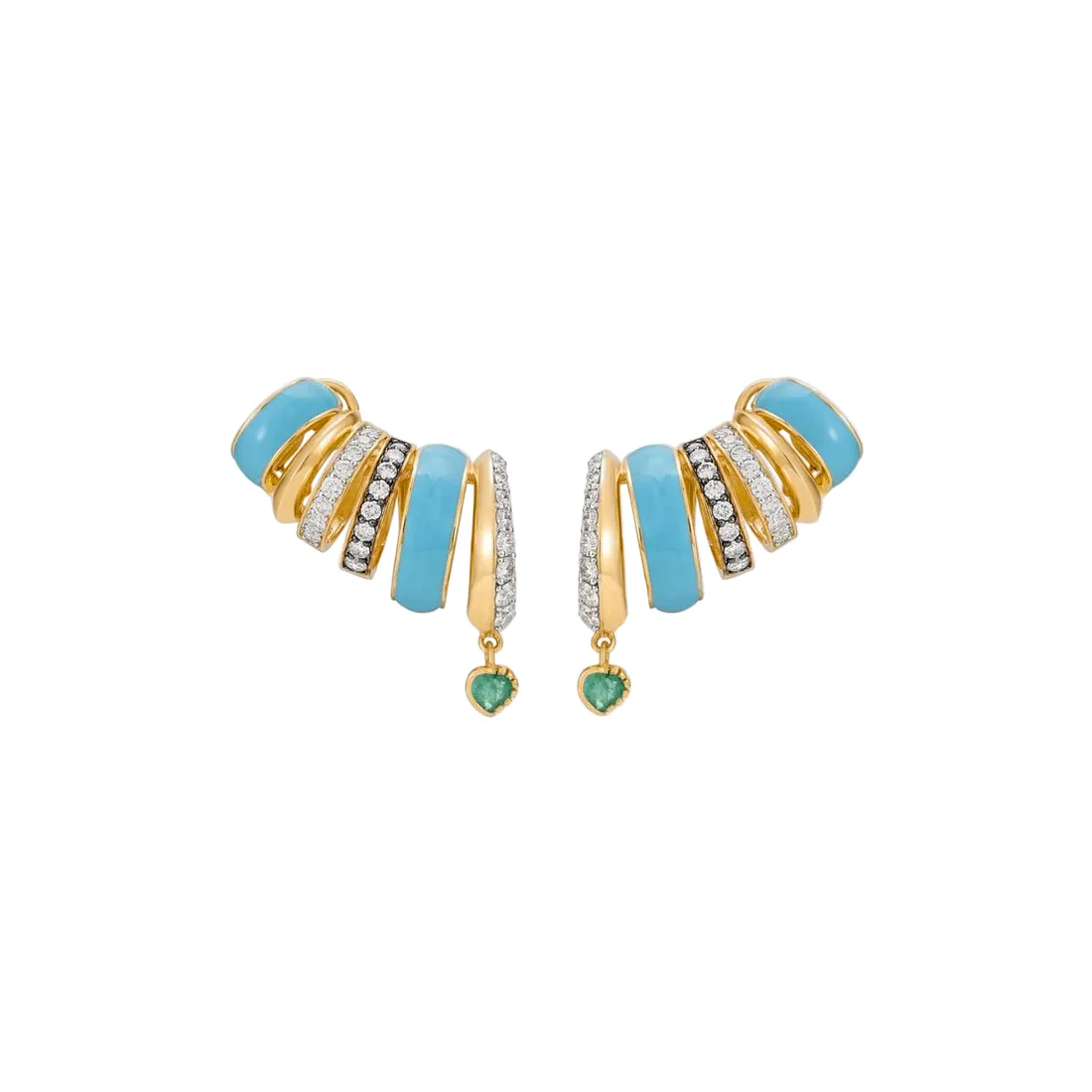 Capri Ear Cuffs, view 1 — House of Mina