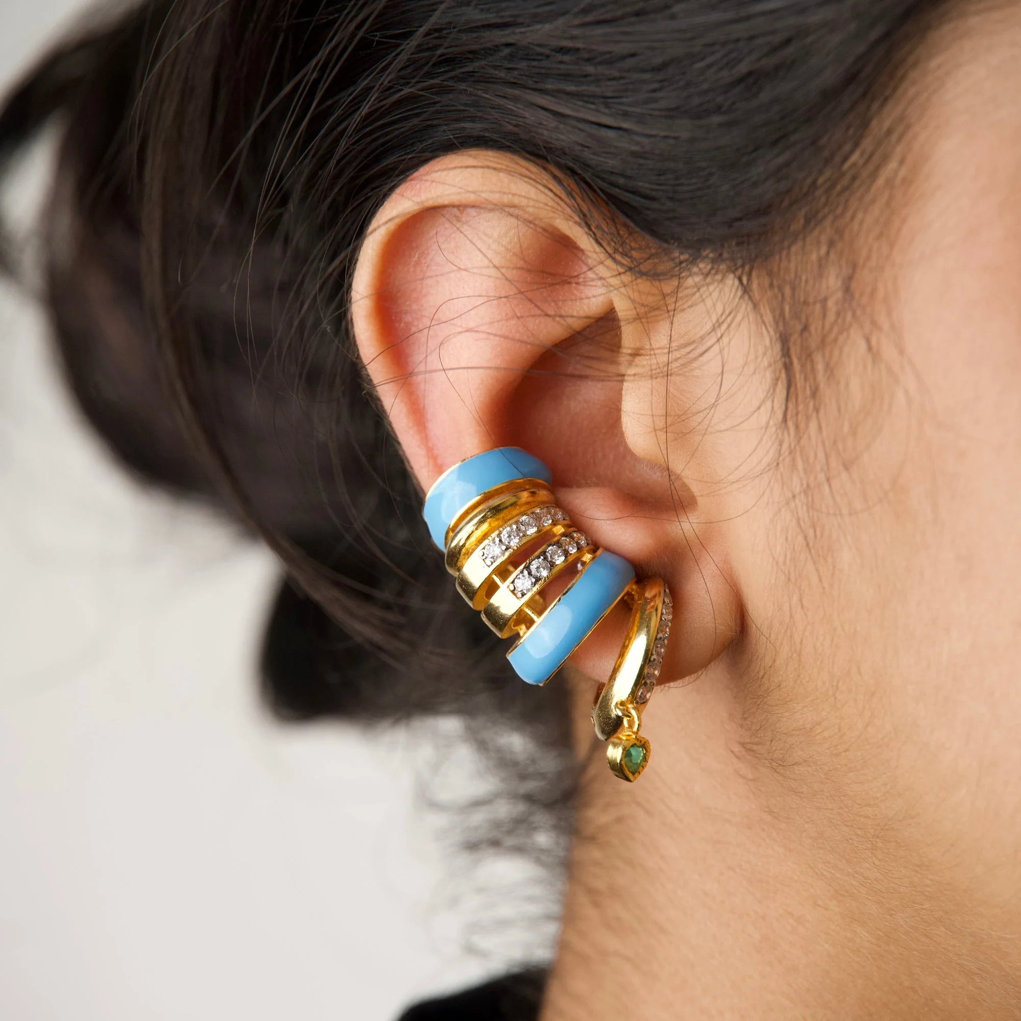 Capri Ear Cuffs, view 2 — House of Mina