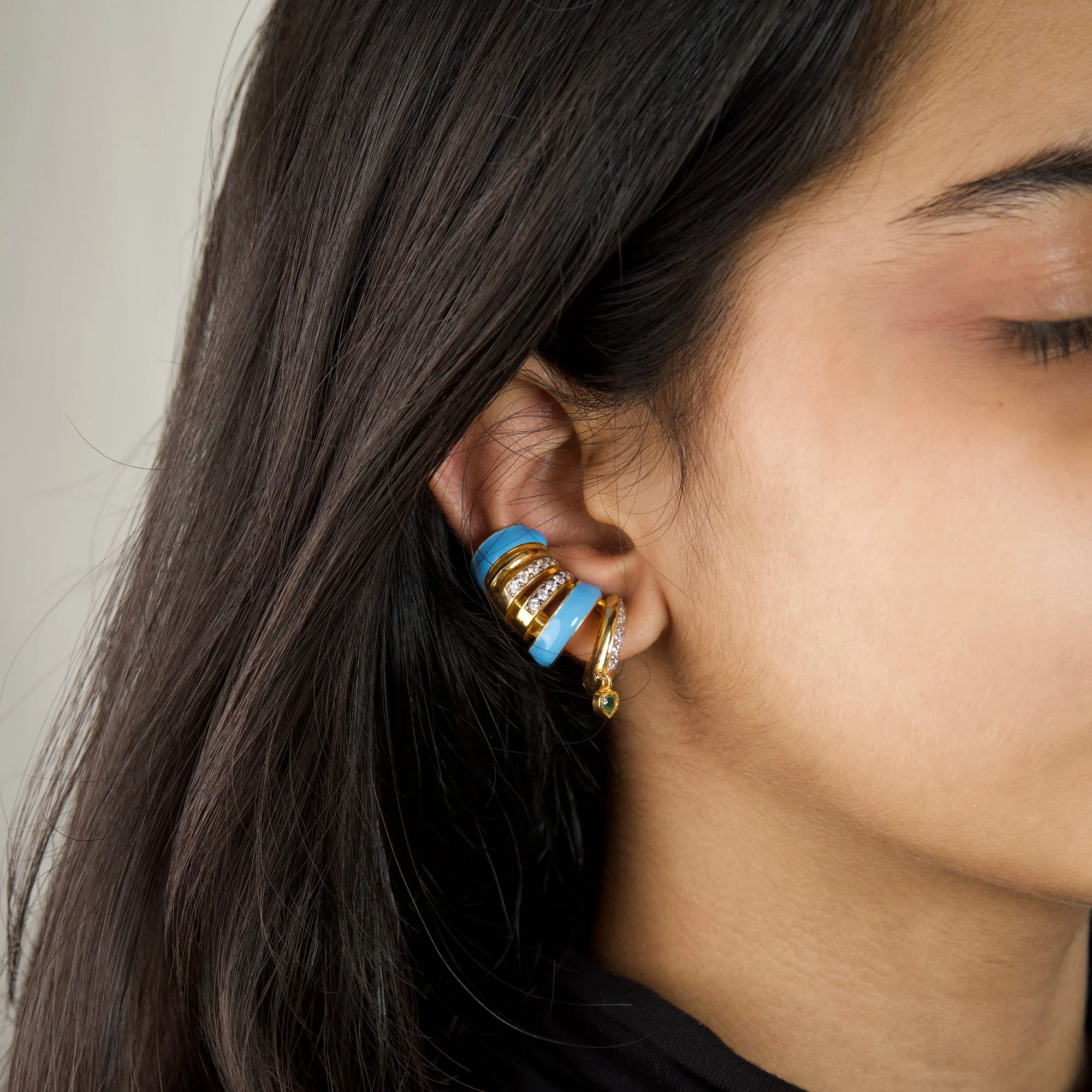 Capri Ear Cuffs, view 4 — House of Mina