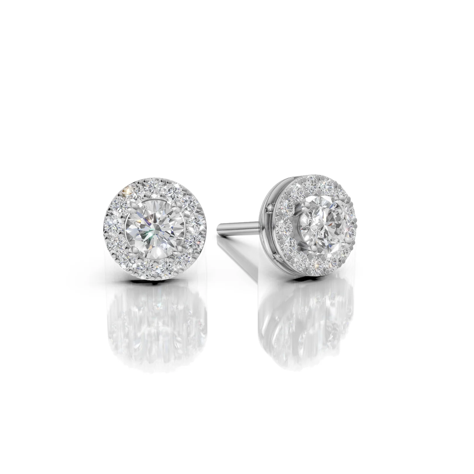 Celeste Halo Studs, view 1 — House of Mina