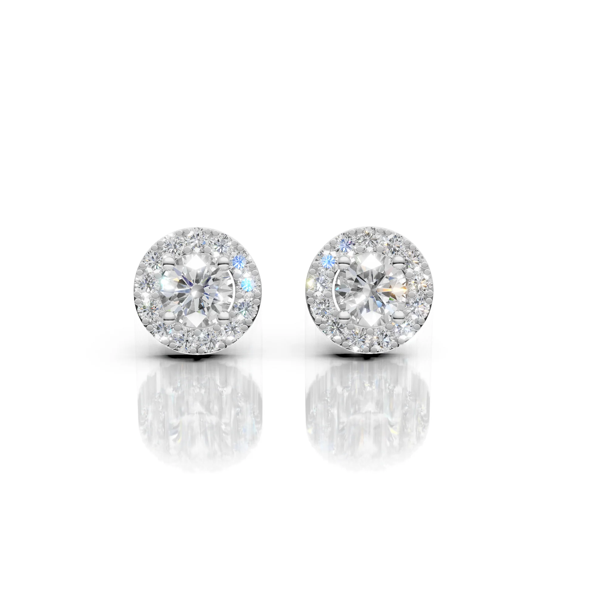 Celeste Halo Studs, view 2 — House of Mina
