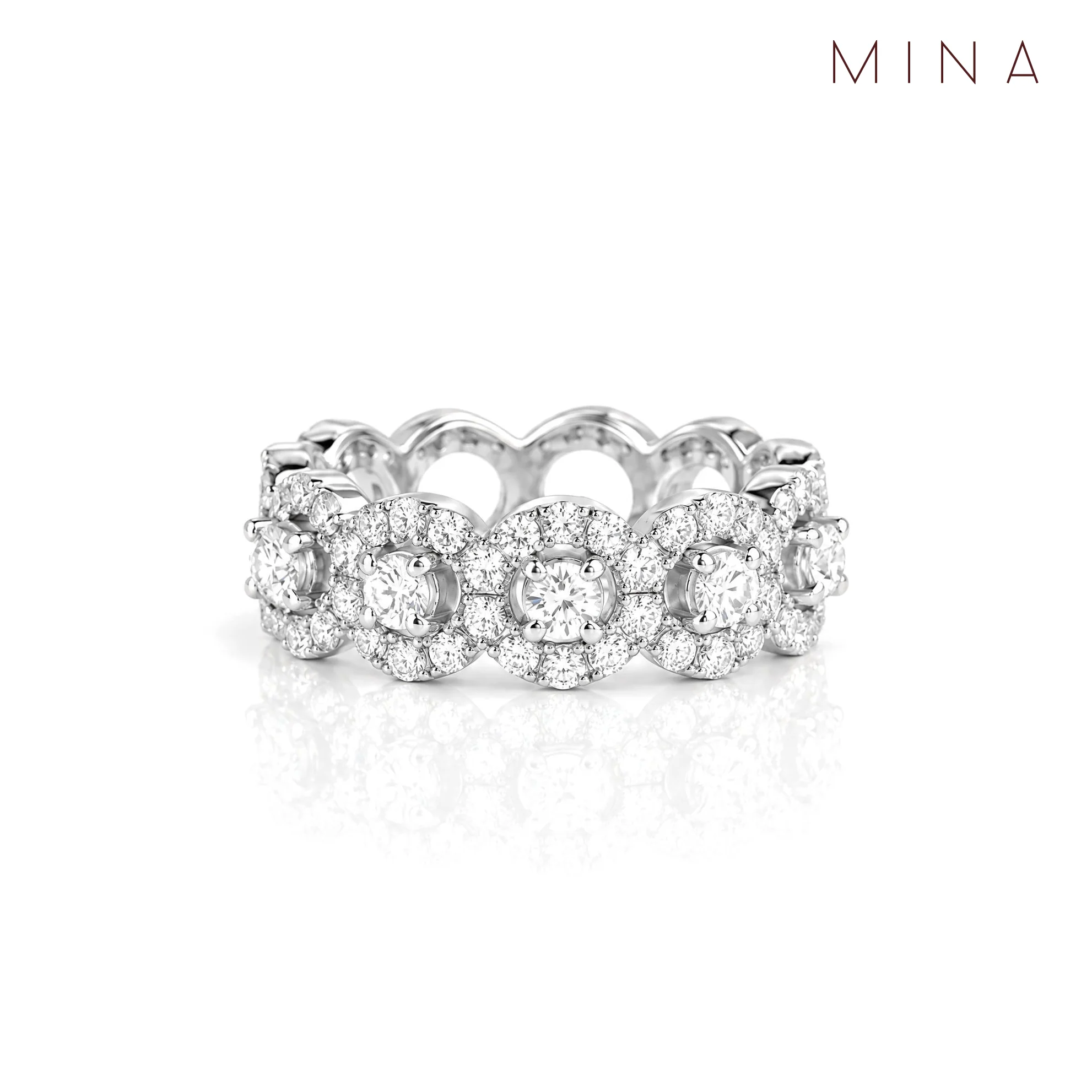 Celine Eternity Band, view 1 — House of Mina