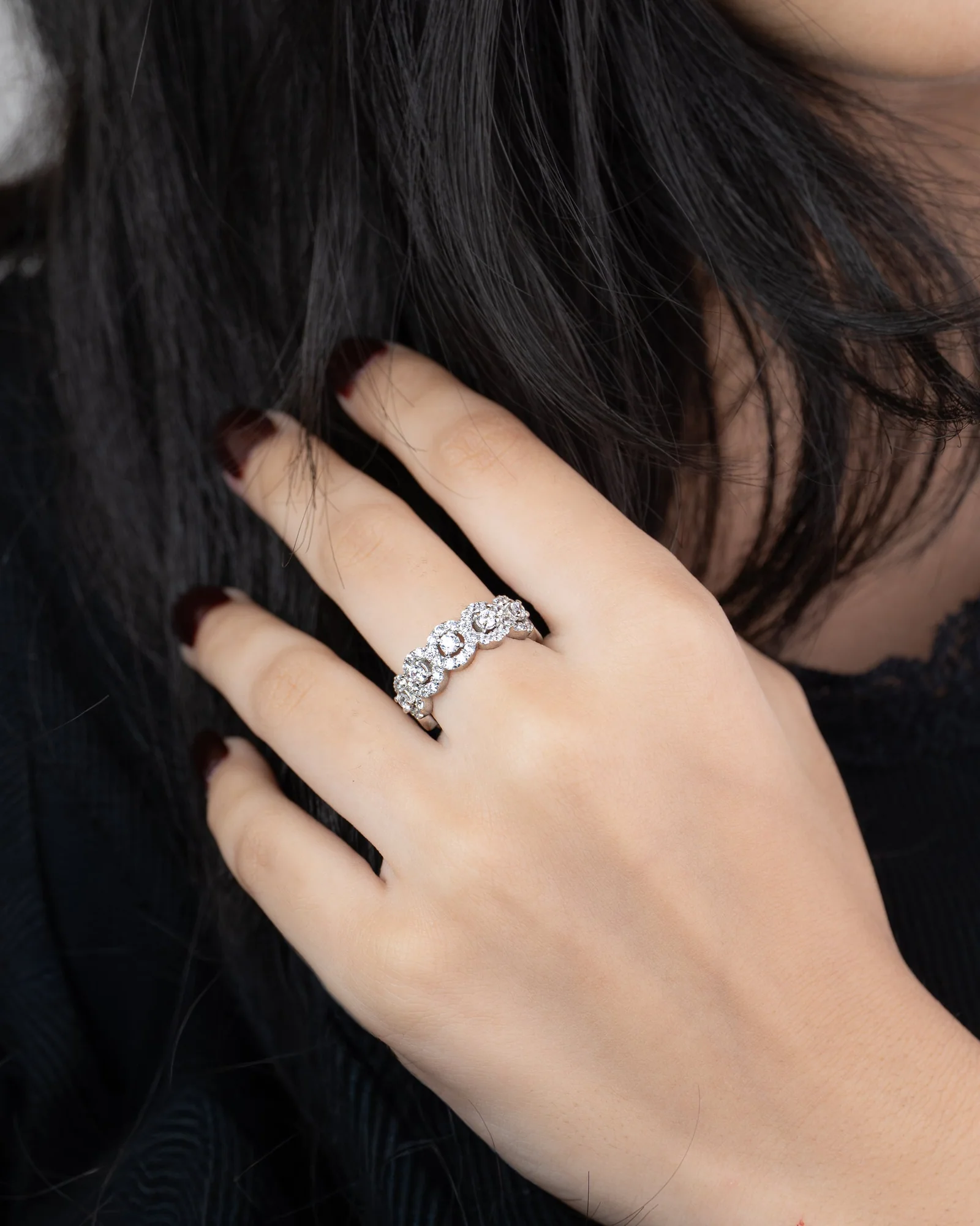Celine Eternity Band, view 2 — House of Mina