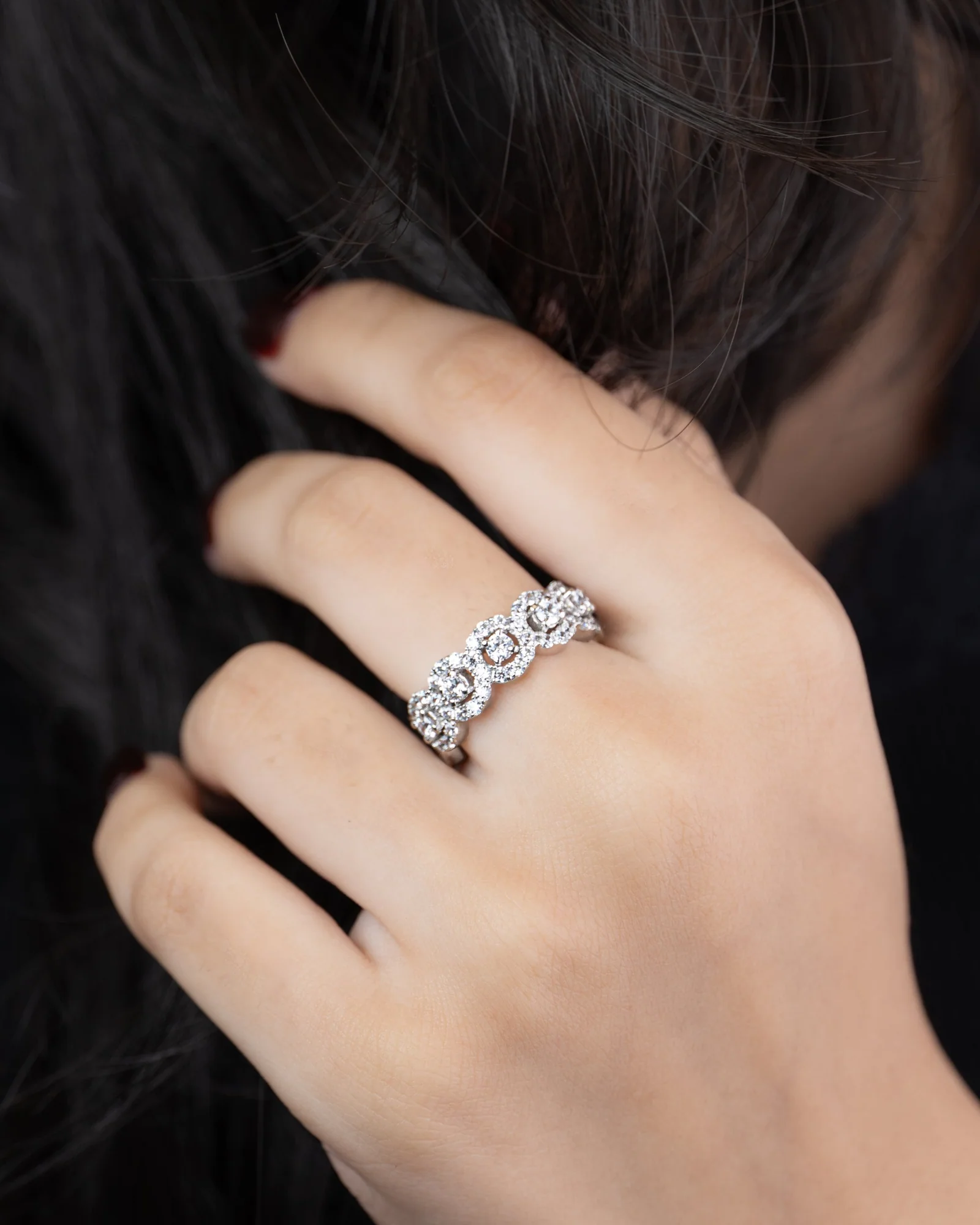 Celine Eternity Band, view 3 — House of Mina