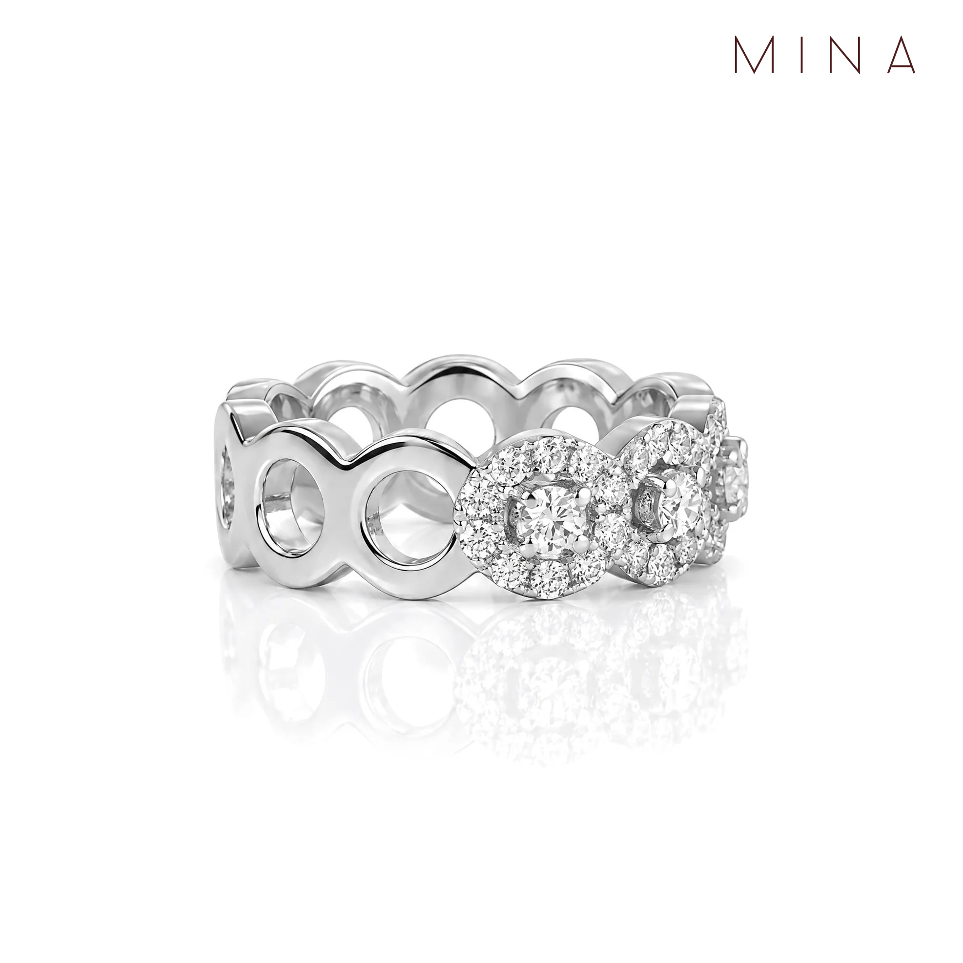Celine Eternity Band, view 5 — House of Mina