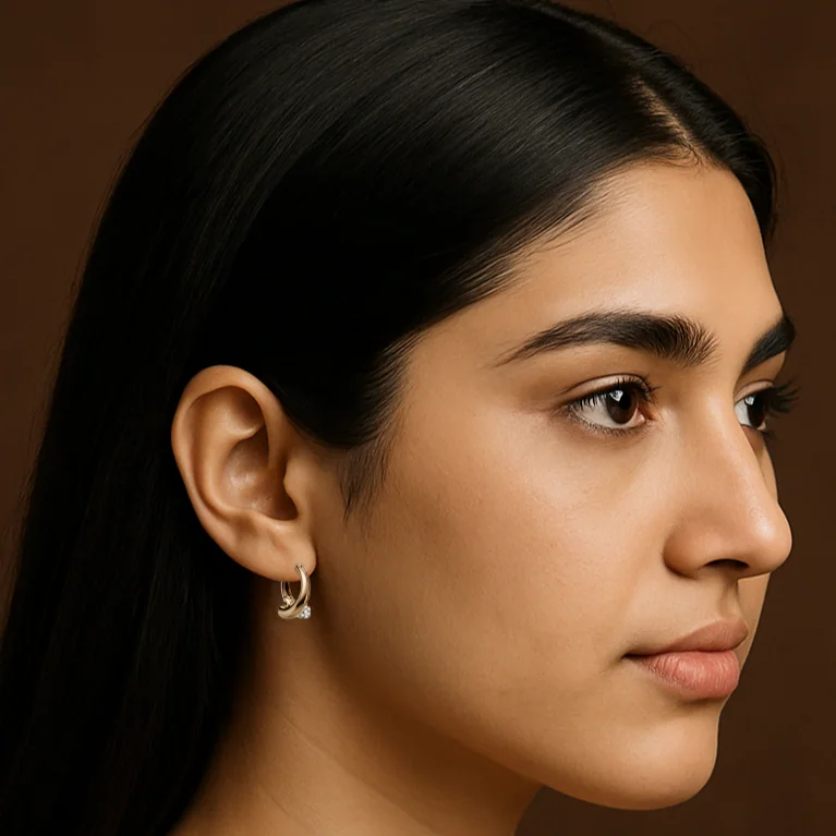 Chloe Hoops, view 4 — House of Mina