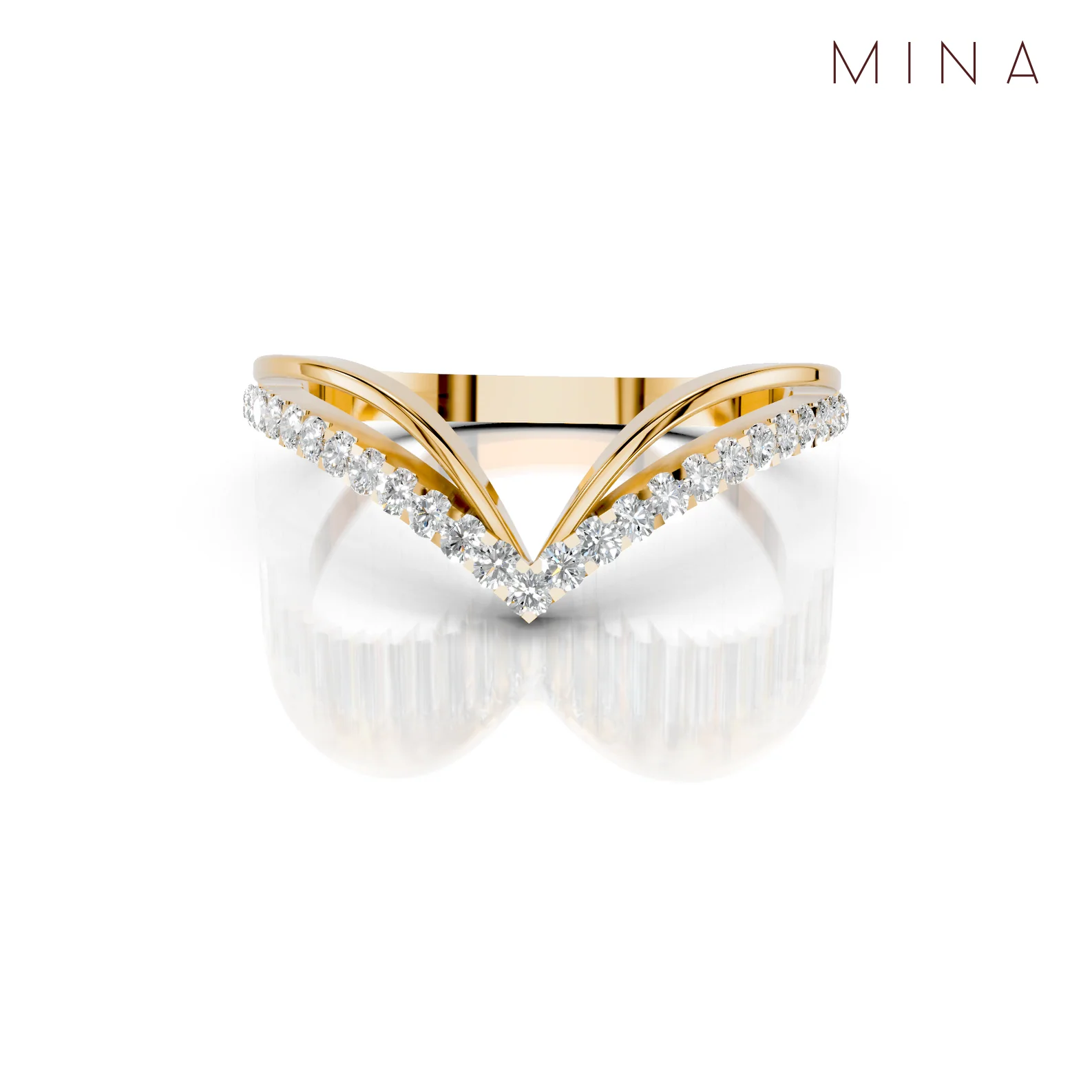 Diadem Ring, view 3 — House of Mina