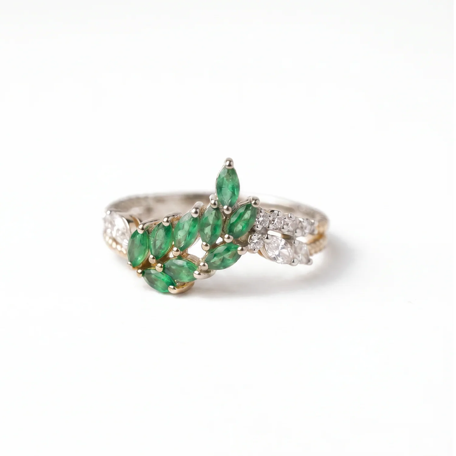 Emerald Vine Ring