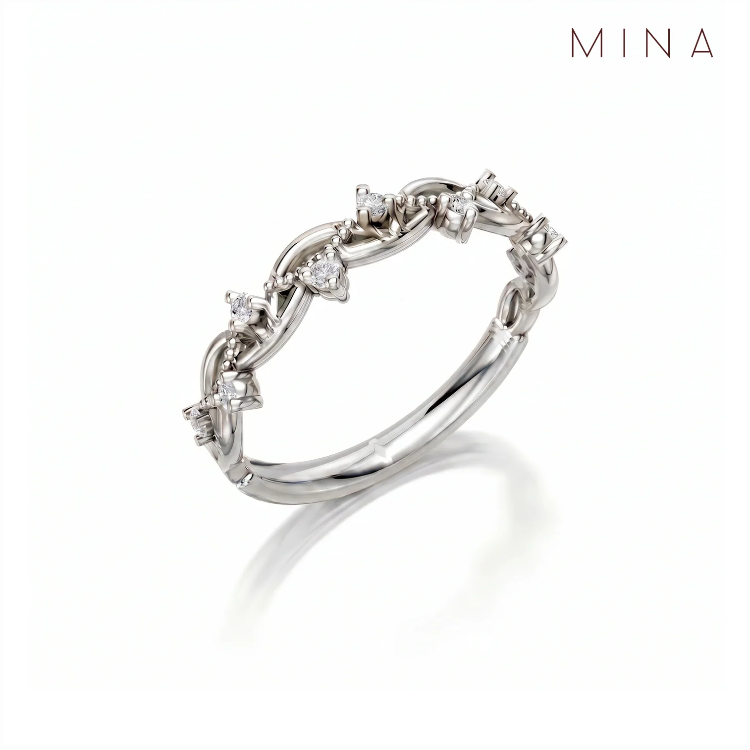 Eternal Vine Ring, view 4 — House of Mina