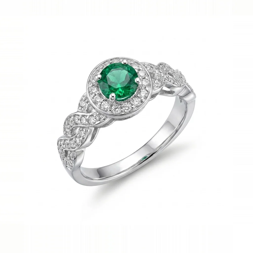 Ginevra Round Halo Ring