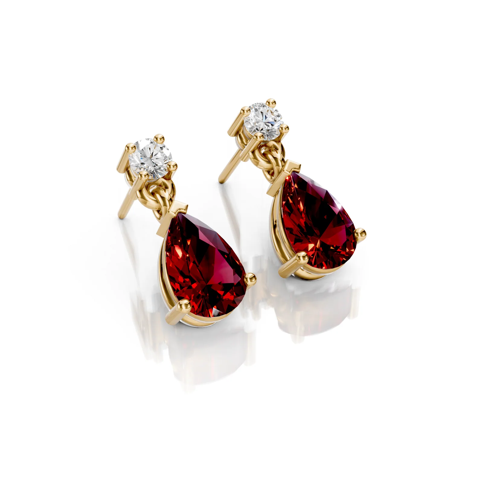 July Birthstone Earrings, view 2 — House of Mina