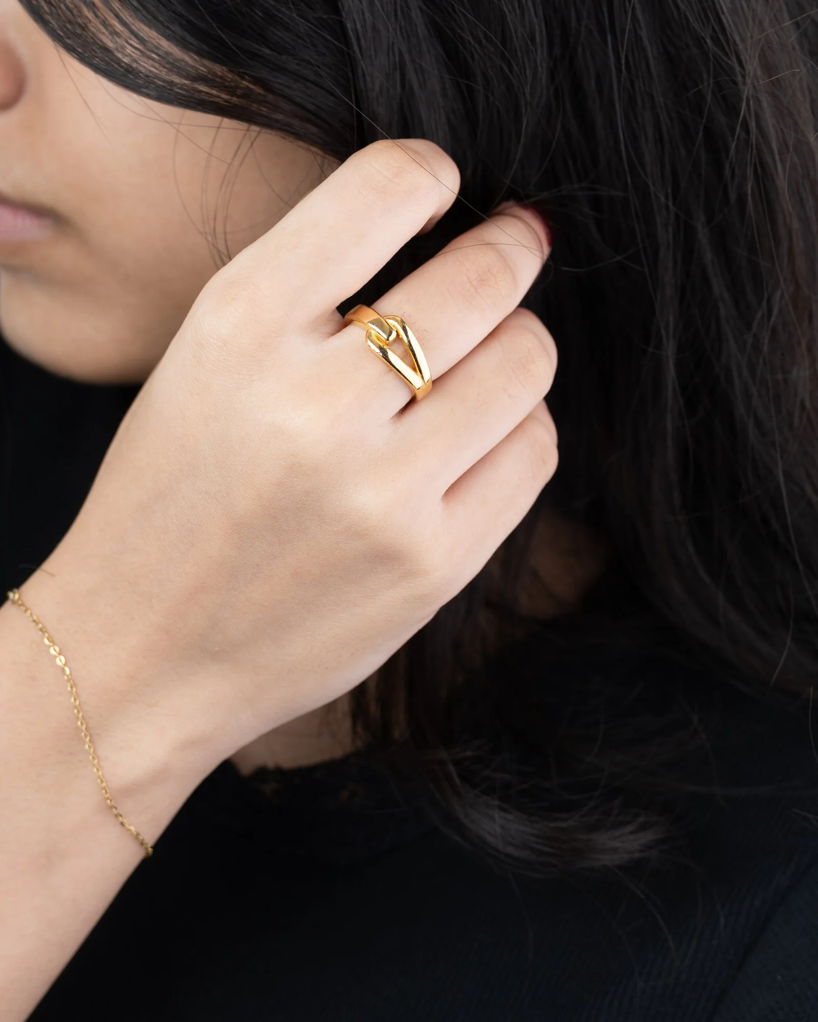 Juno Knot Ring, view 3 — House of Mina