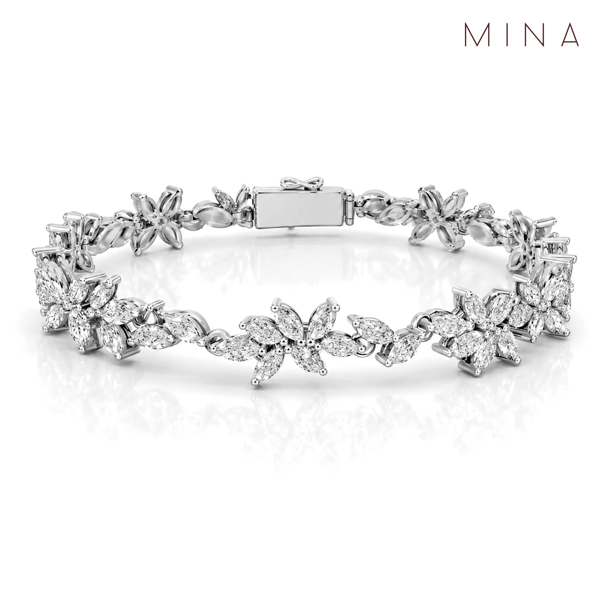 Leaf Bracelet, view 1 — House of Mina