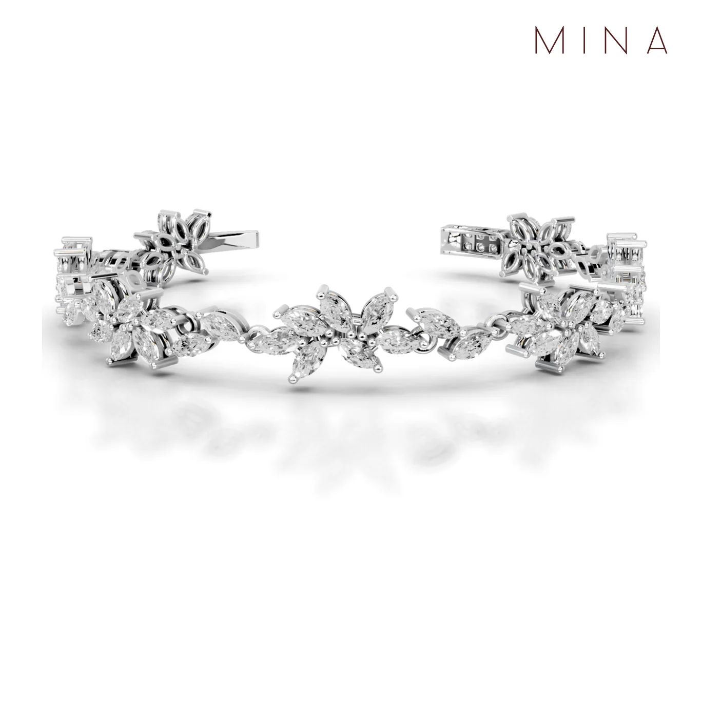 Leaf Bracelet, view 2 — House of Mina