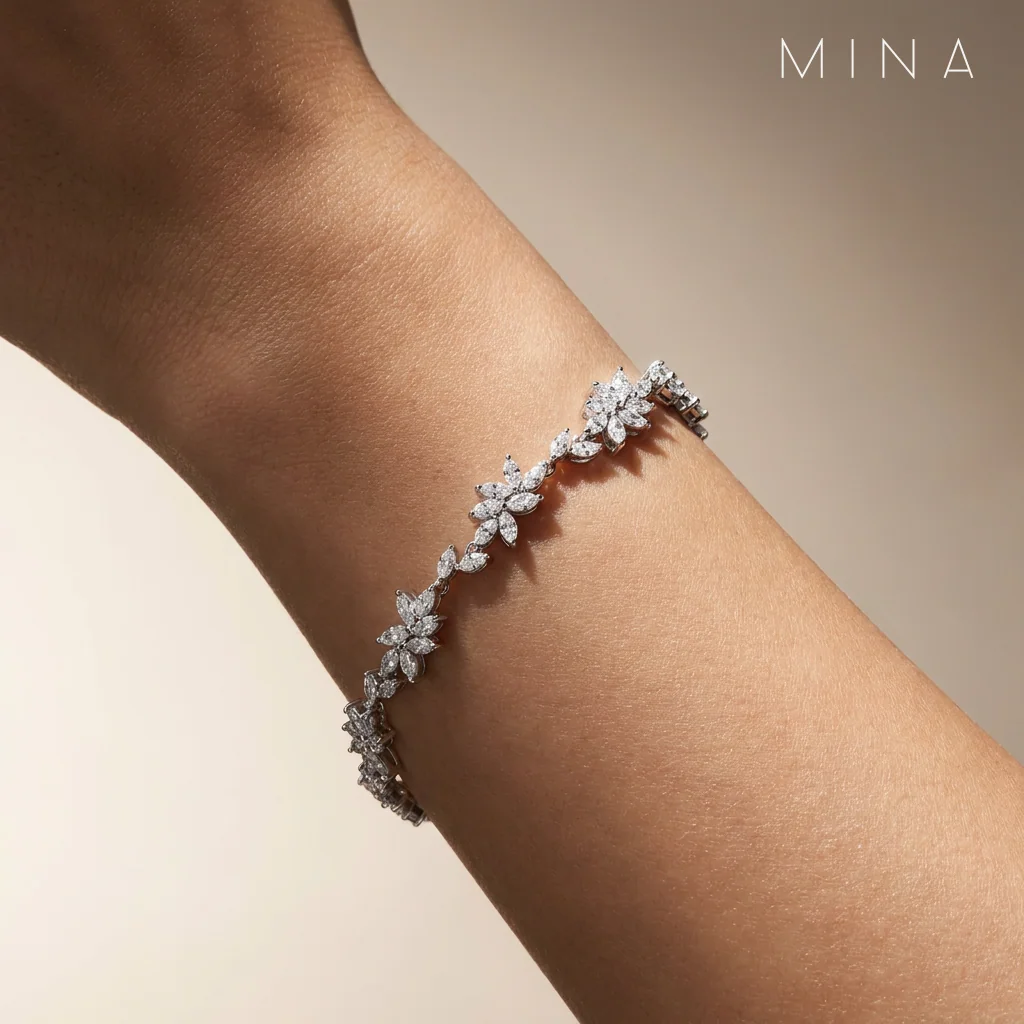 Leaf Bracelet, view 3 — House of Mina