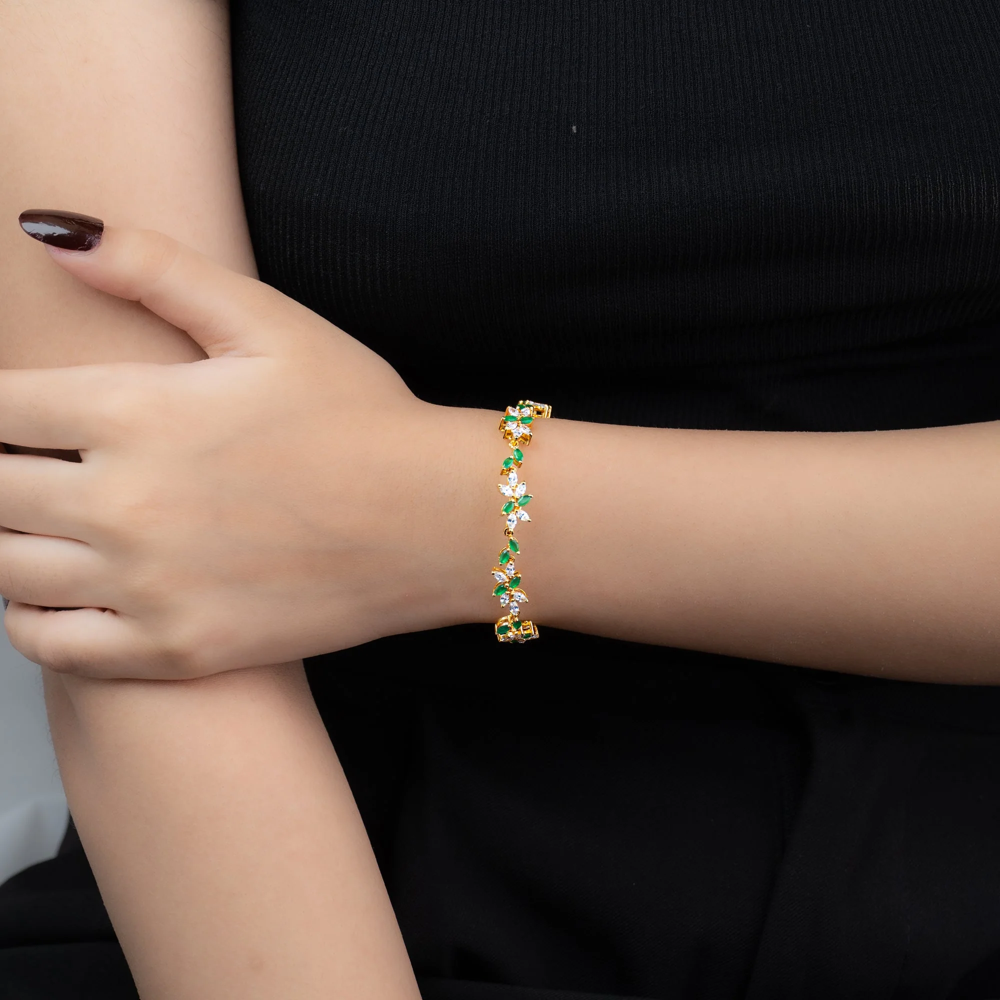 Leaf Bracelet, view 4 — House of Mina