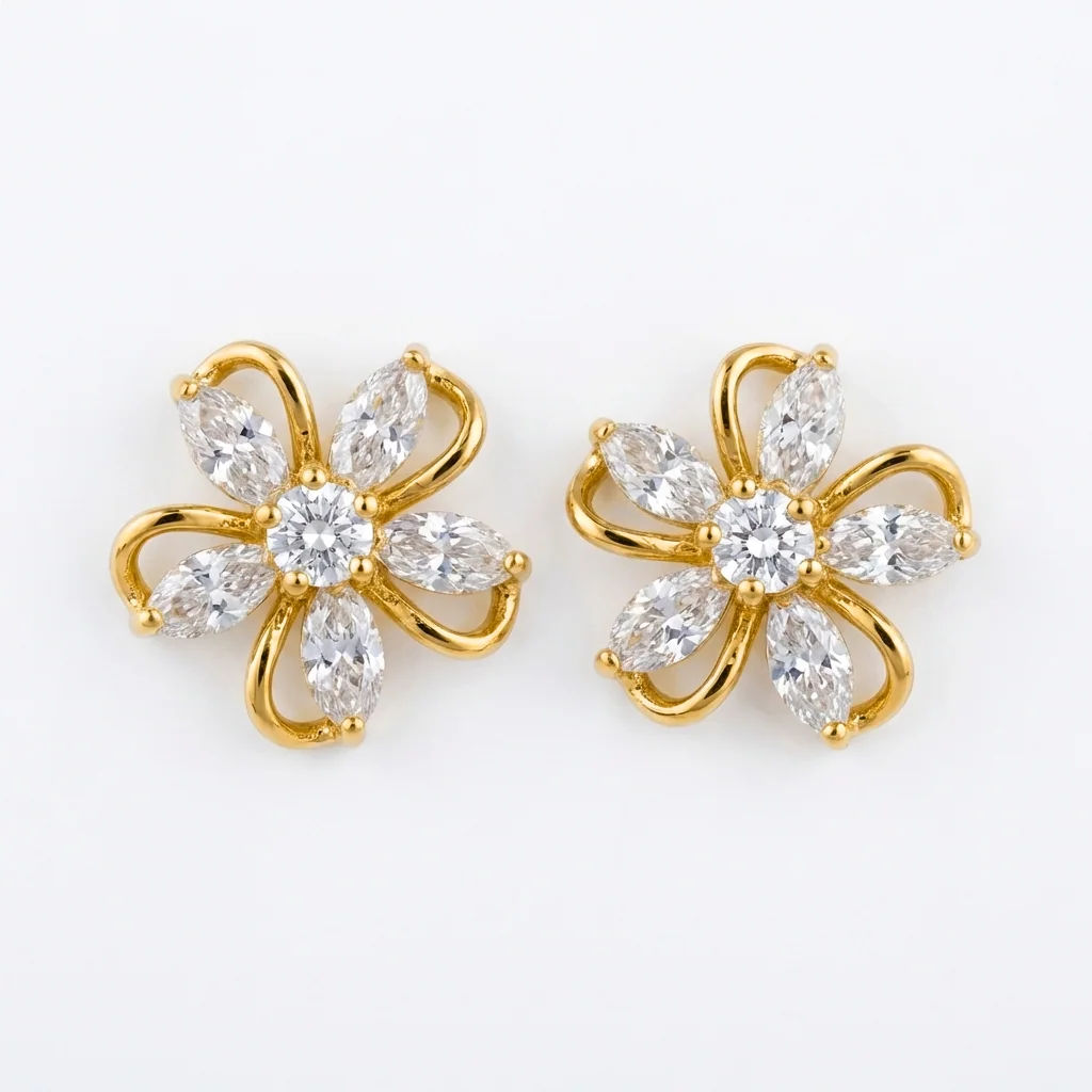 Lila Studs, view 3 — House of Mina