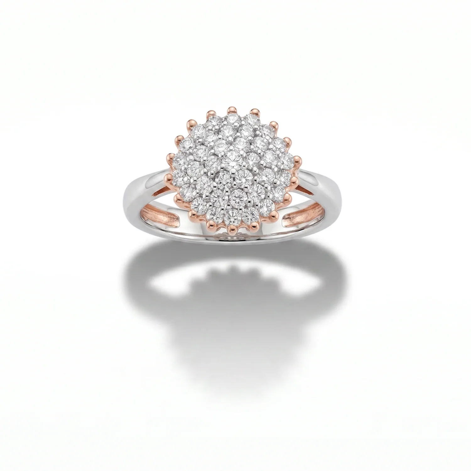 Livia Cluster Button Ring