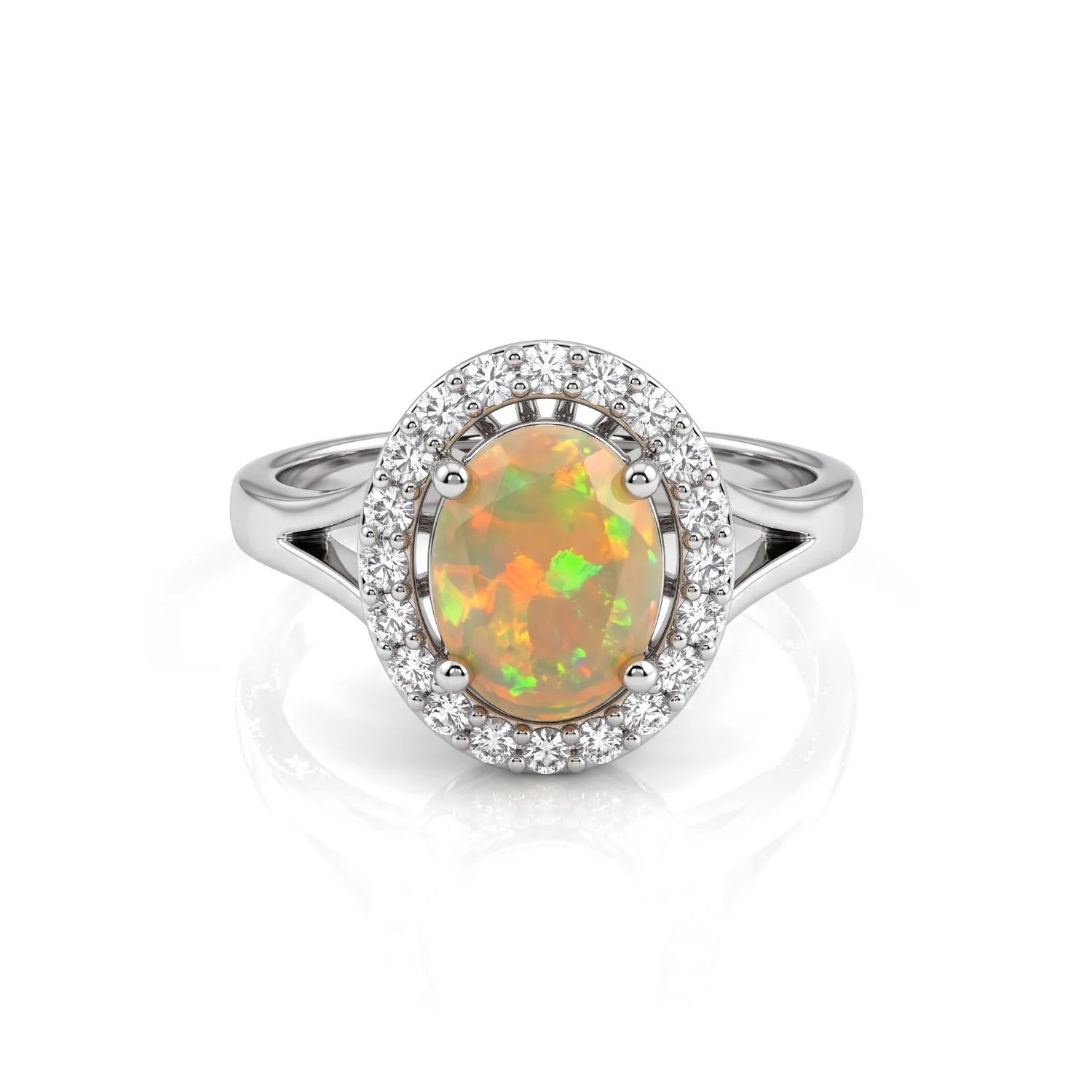 Ember Opal Ring, view 1 — House of Mina