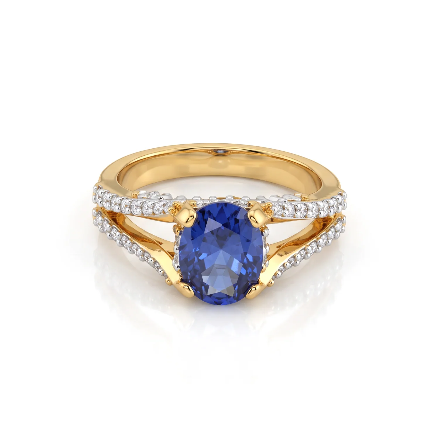 Vintage Sapphire Ring, view 1 — House of Mina