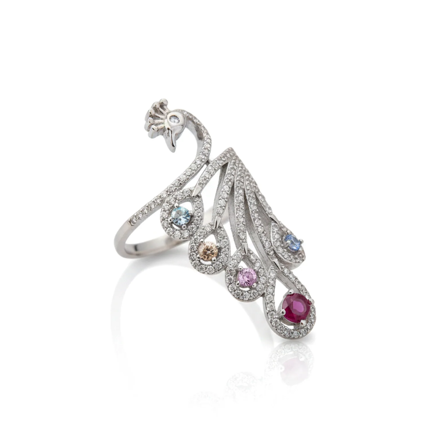 Peacock Ring, view 2 — House of Mina