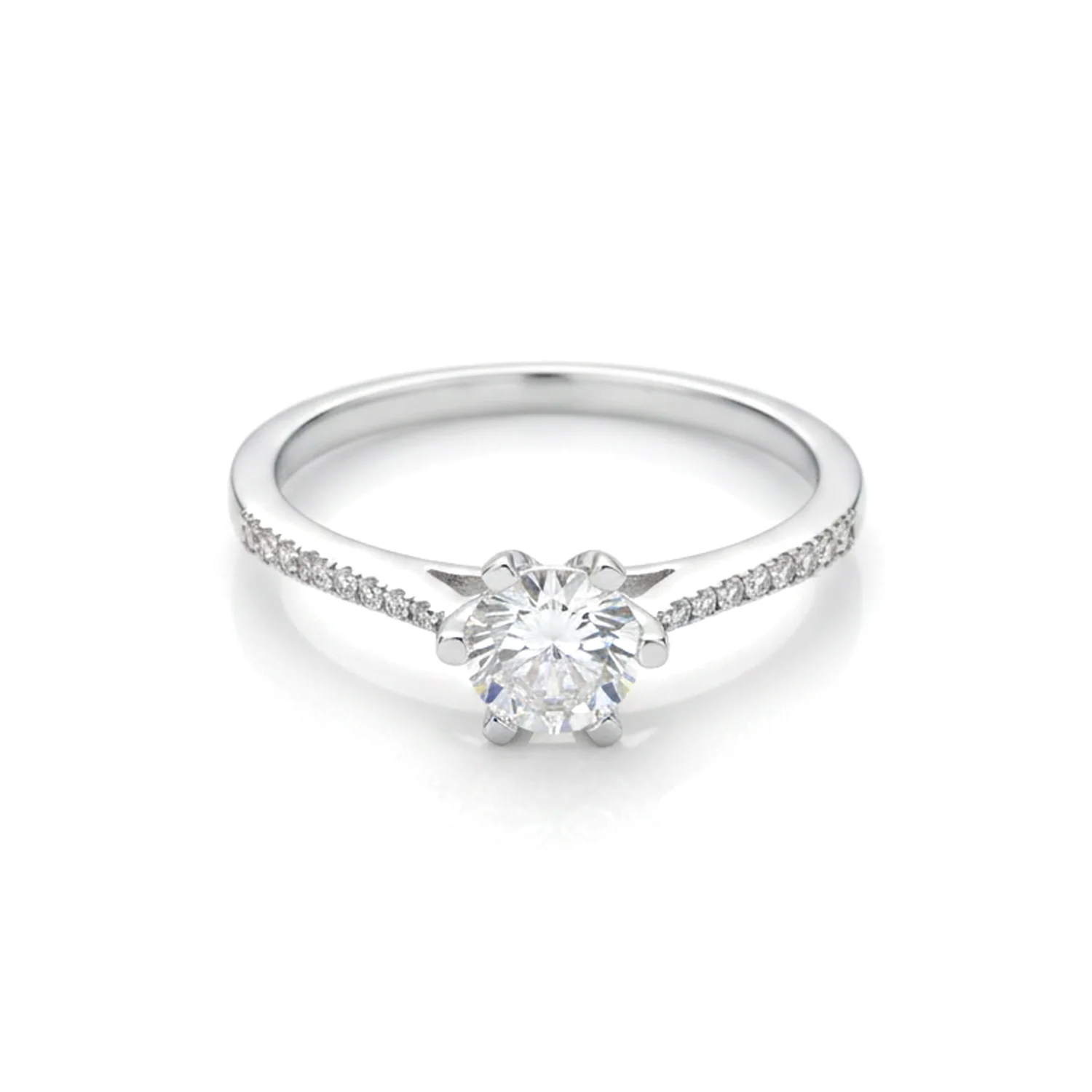 Classic Round Solitaire, view 1 — House of Mina