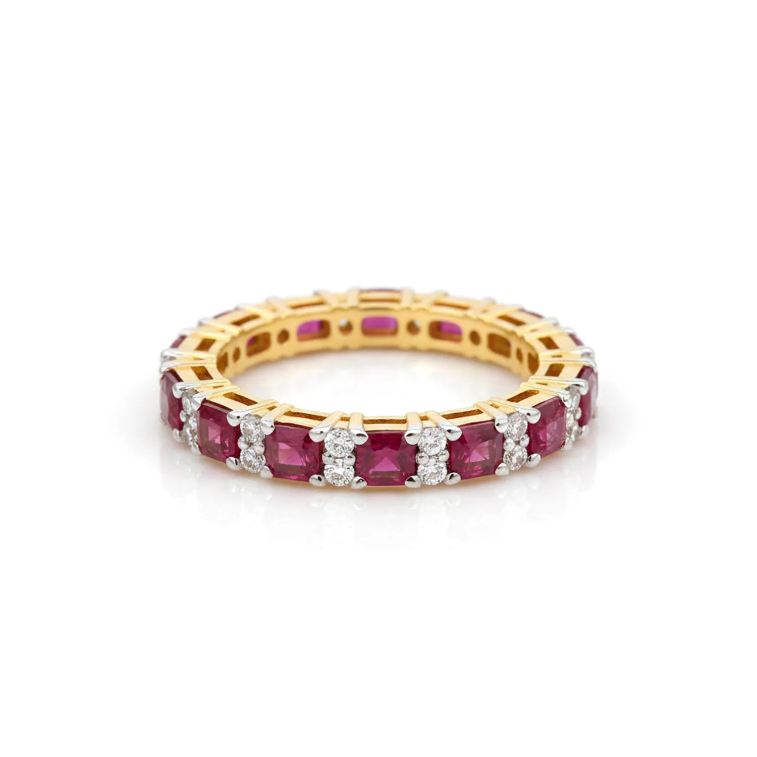 Ruby Eternity Band, view 1 — House of Mina