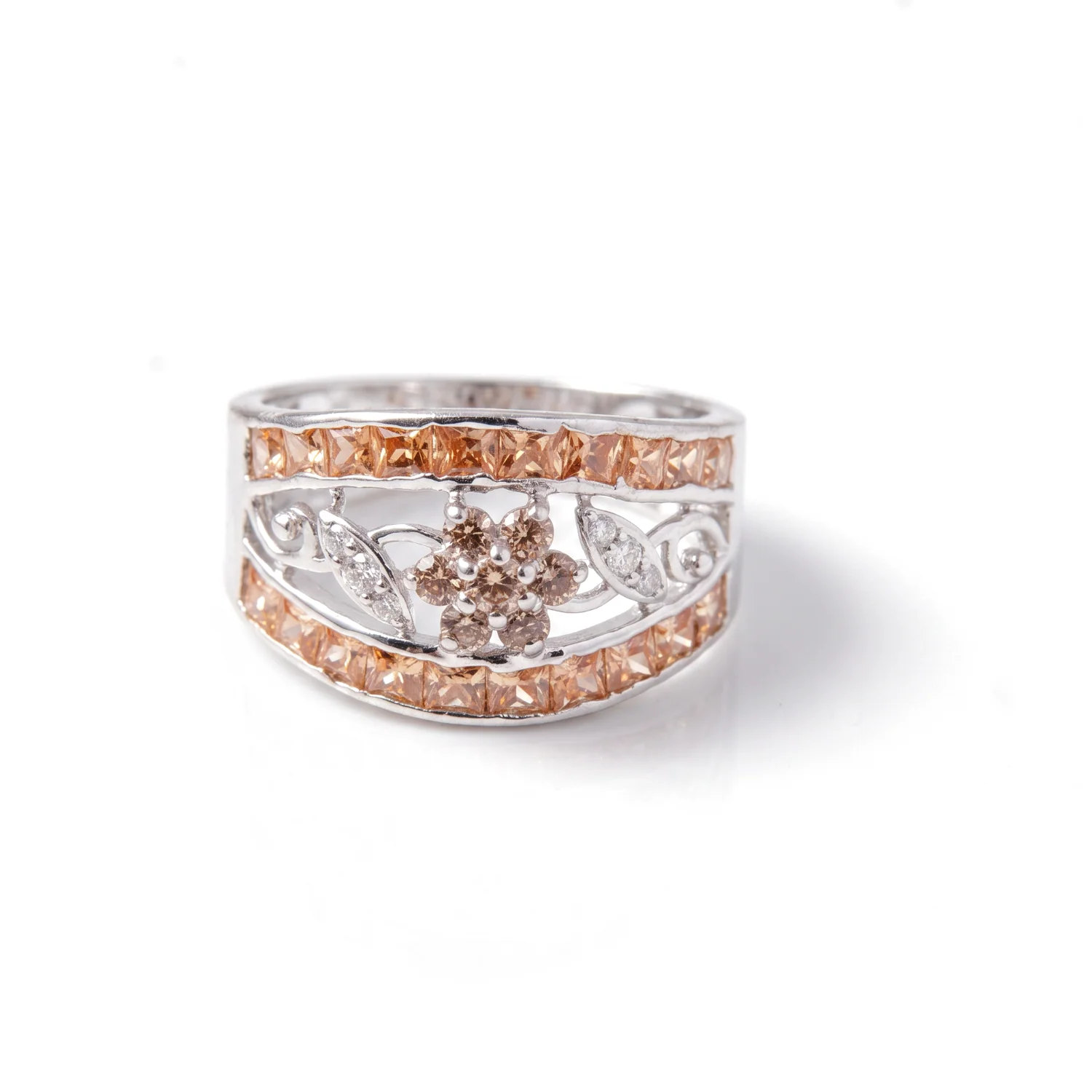 Champagne Flower Band, view 1 — House of Mina