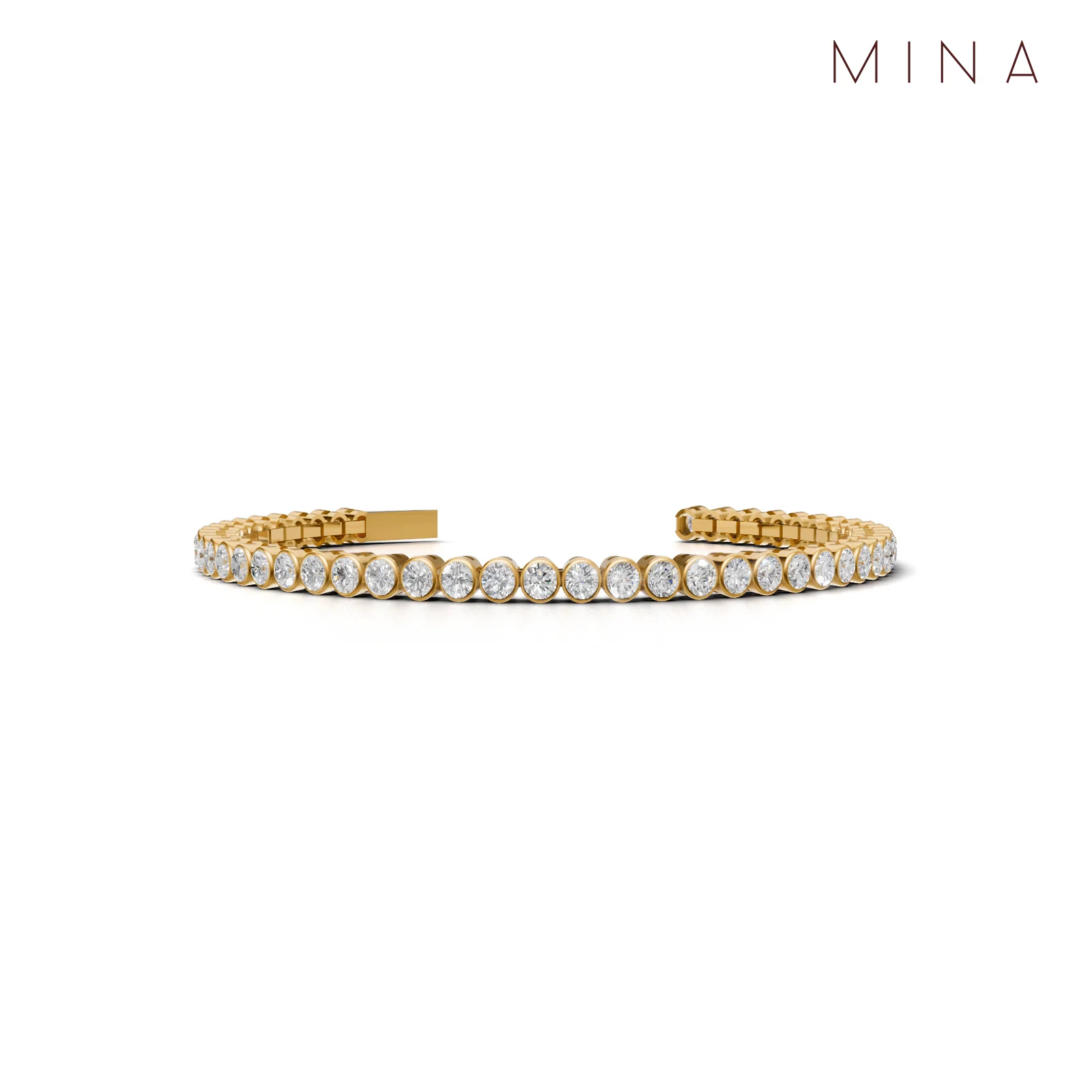 Lyra Tennis Bracelet, view 5 — House of Mina