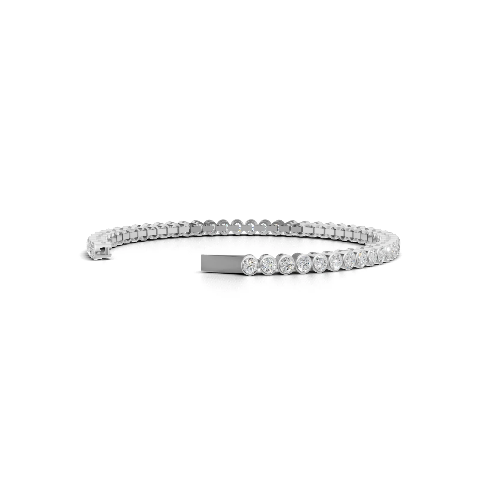 Lyra Tennis Bracelet, view 7 — House of Mina