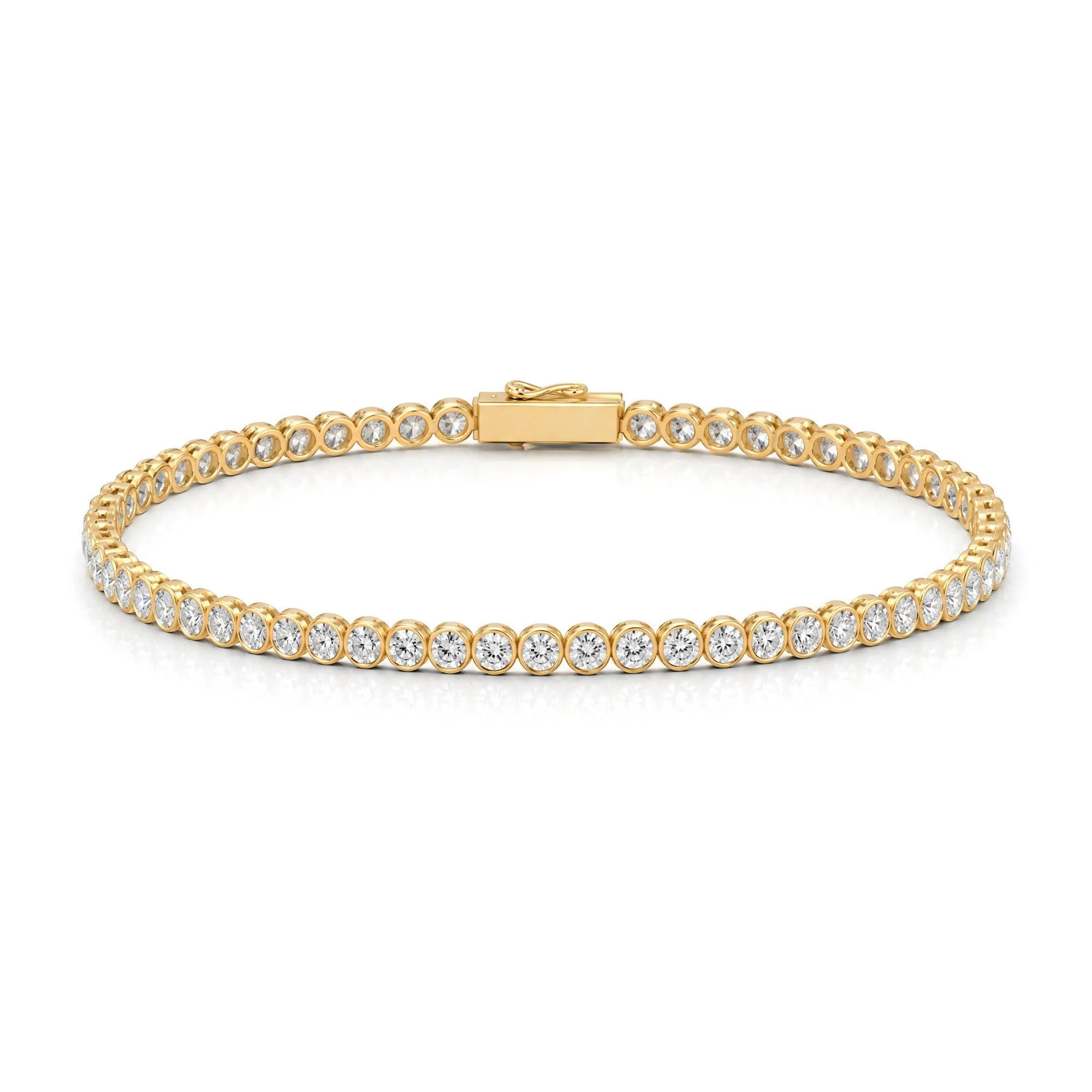 Lyra Tennis Bracelet, view 8 — House of Mina
