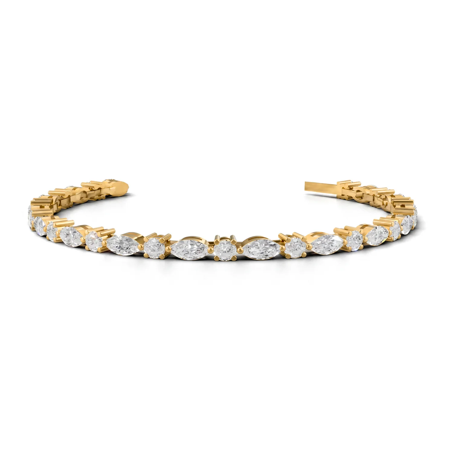 Marquise Muse Tennis Bracelet, view 15 — House of Mina