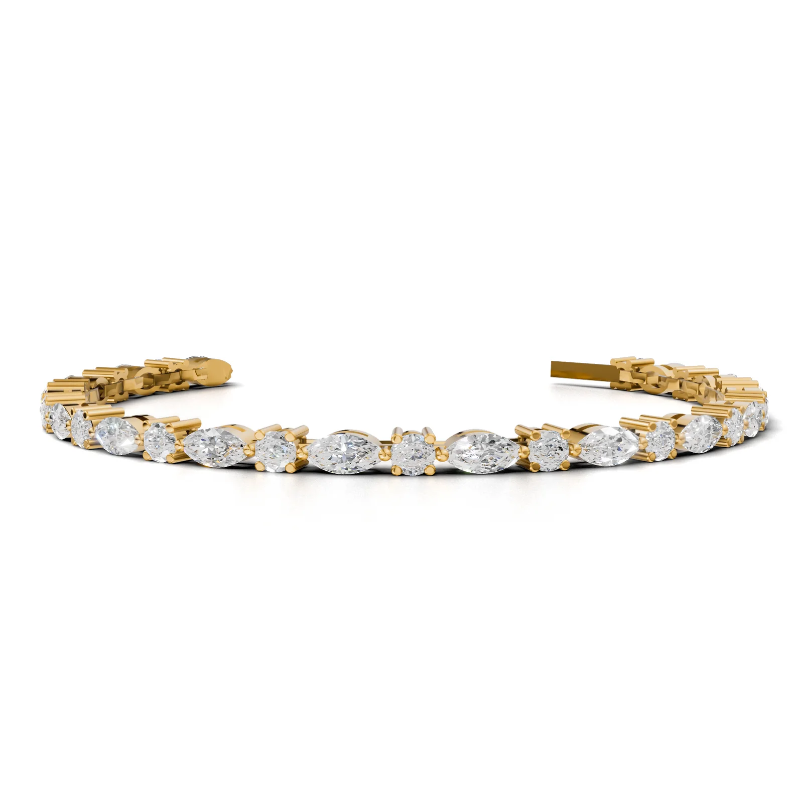 Marquise Muse Tennis Bracelet, view 6 — House of Mina