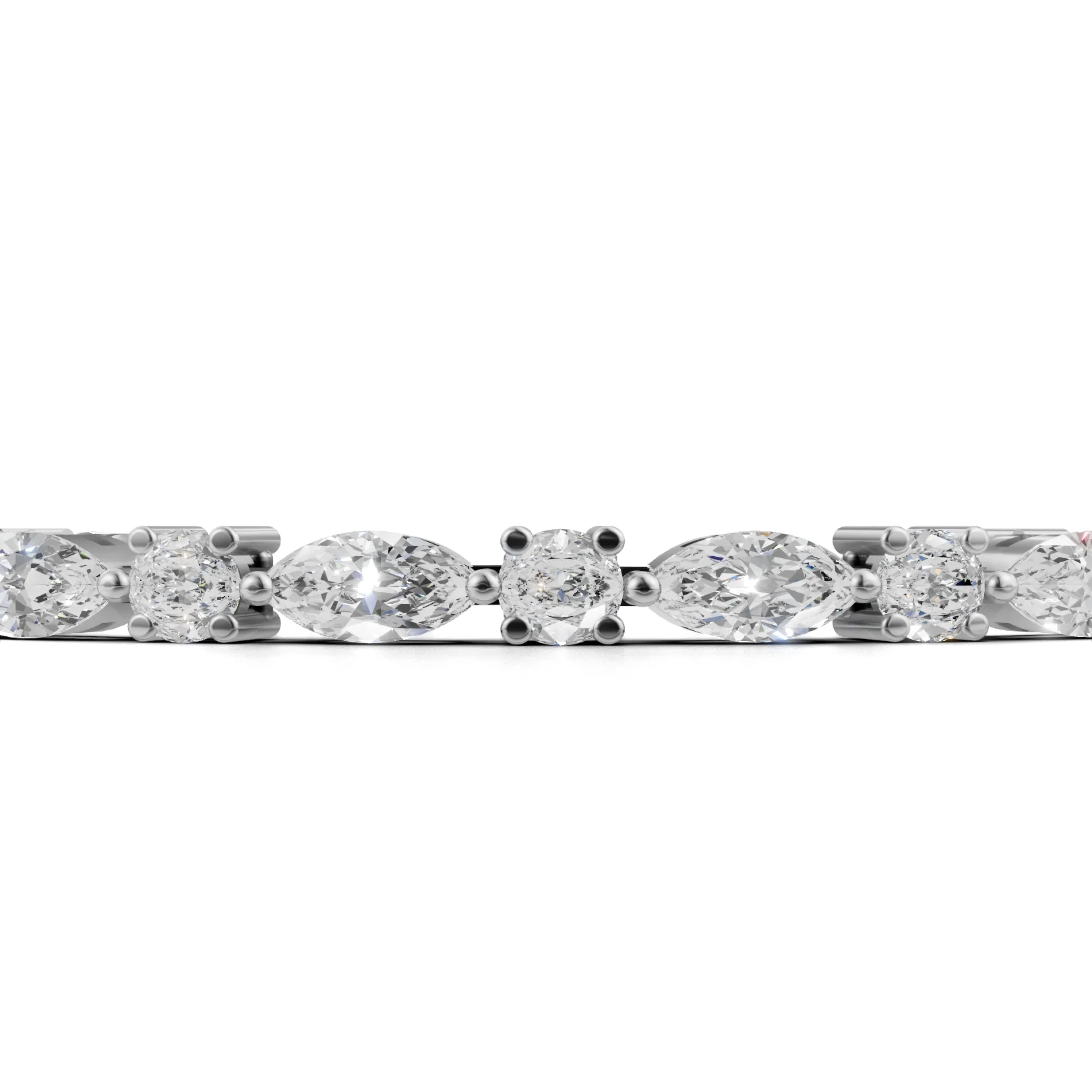 Marquise Muse Tennis Bracelet, view 8 — House of Mina