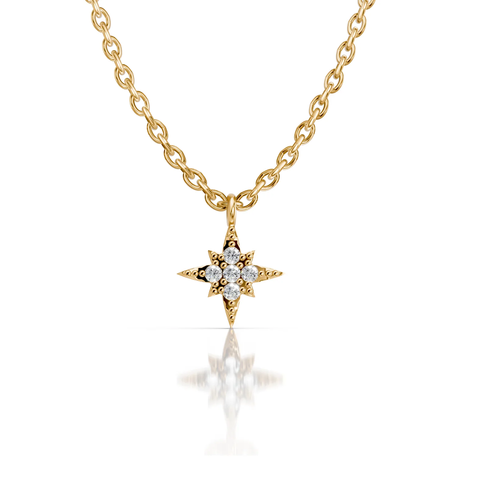 North Star Pendant Necklace, view 1 — House of Mina