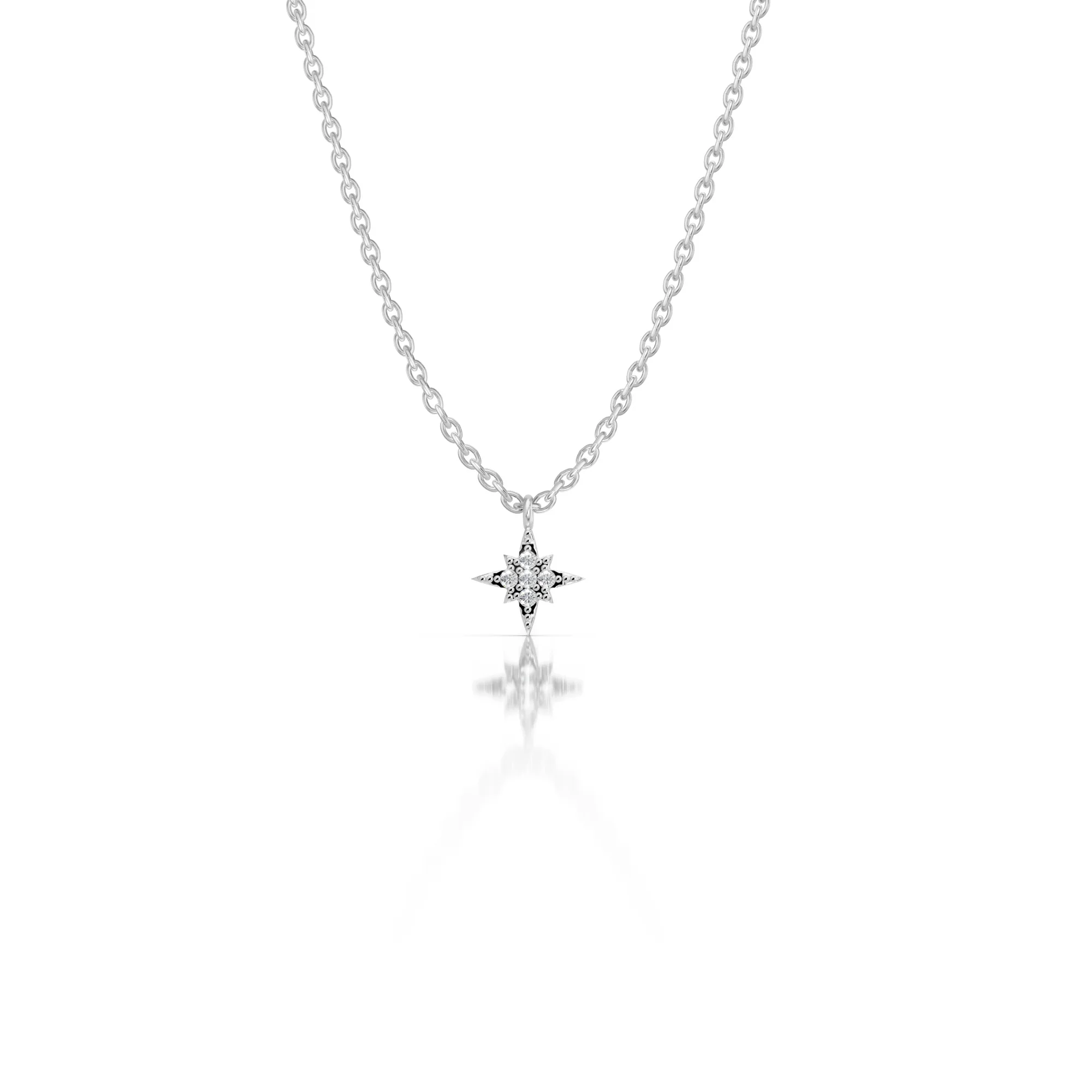 North Star Pendant Necklace, view 3 — House of Mina